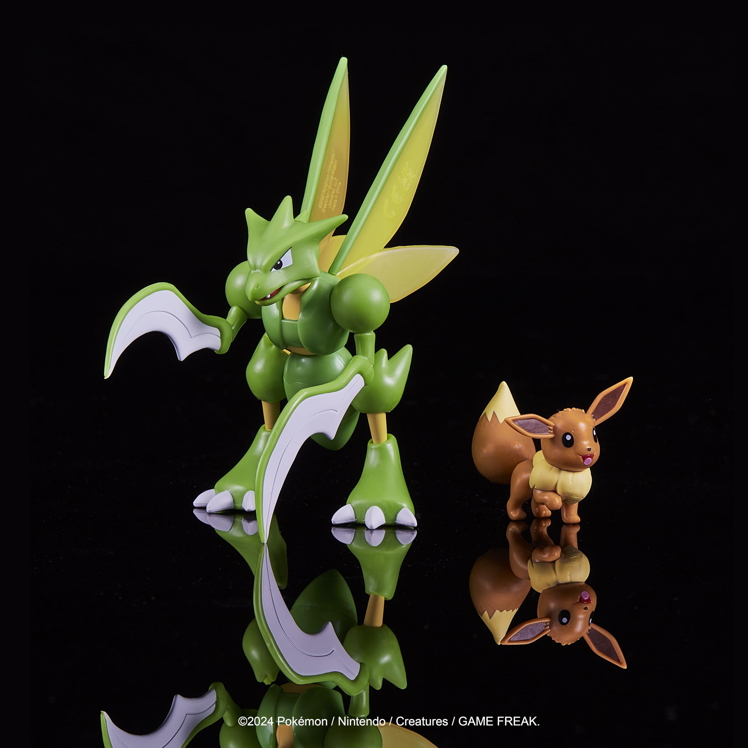 Foto 3 pulgar | Paquete de Figuras Pokémon Battle Eevee de 2 Pulgadas y Scyther de 11 cm - Venta Internacional