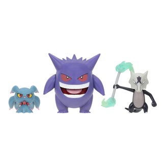 Foto 1 | Pack de 3 Figuras Pokémon Battle con Misdreavus Alolan Marowak y Gengar - Venta Internacional