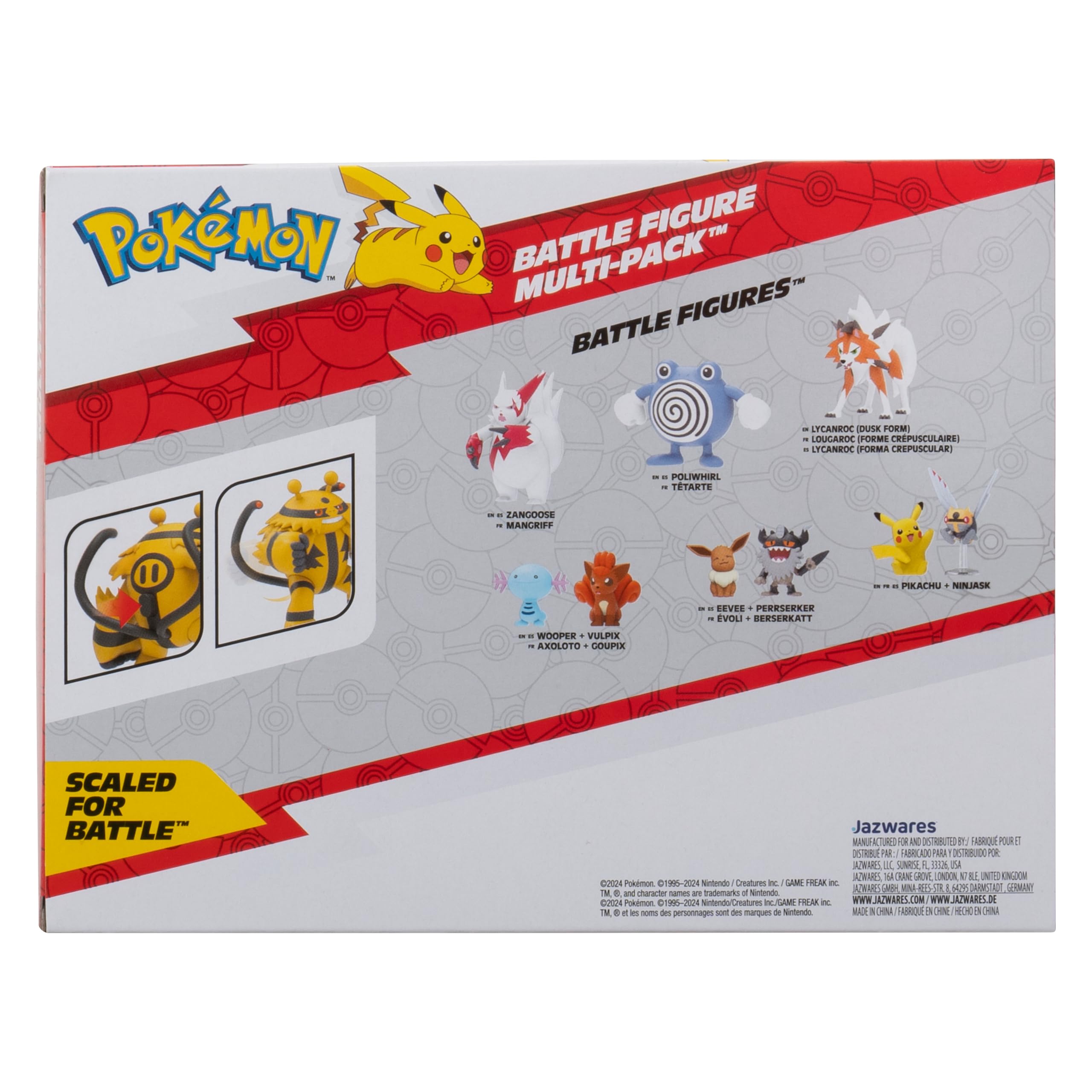 Foto 5 pulgar | Paquete de Figuras Pokémon Battle Togedemaru Raichu Electivire - Venta Internacional