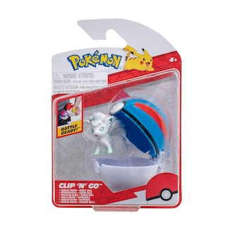 Foto 1 | Poké Balls Clip 'n'go de Pokémon de Juguete Alola Vulpix y Super Ball - Venta Internacional