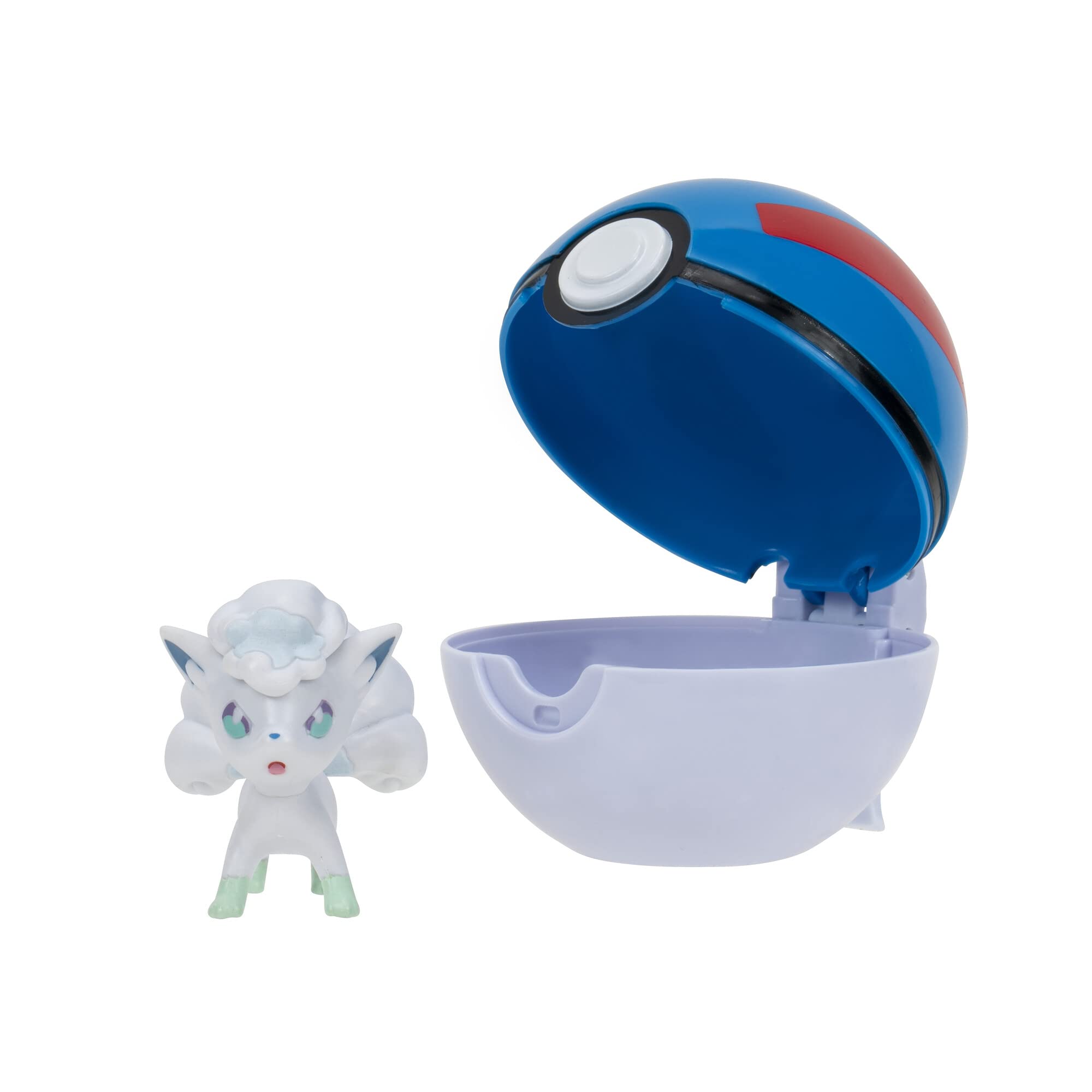 Foto 3 pulgar | Poké Balls Clip 'n'go de Pokémon de Juguete Alola Vulpix y Super Ball - Venta Internacional