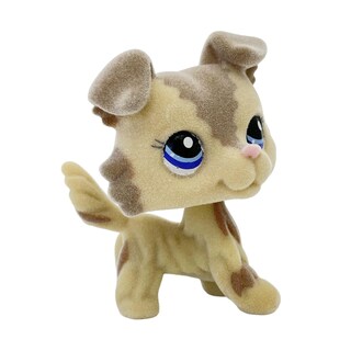 Foto 2 | Figura De Animal Flocado Toy Collie Dog, 5 Cm, Pvc Fuzzy #2210 - Venta Internacional.