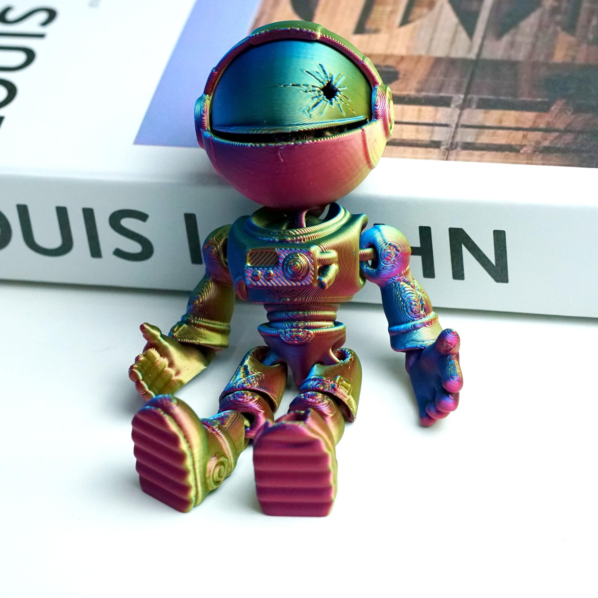 Foto 8 pulgar | Figura De Zombi Articulado Con Forma De Esqueleto De Astronauta Impresa En 3d - Venta Internacional.