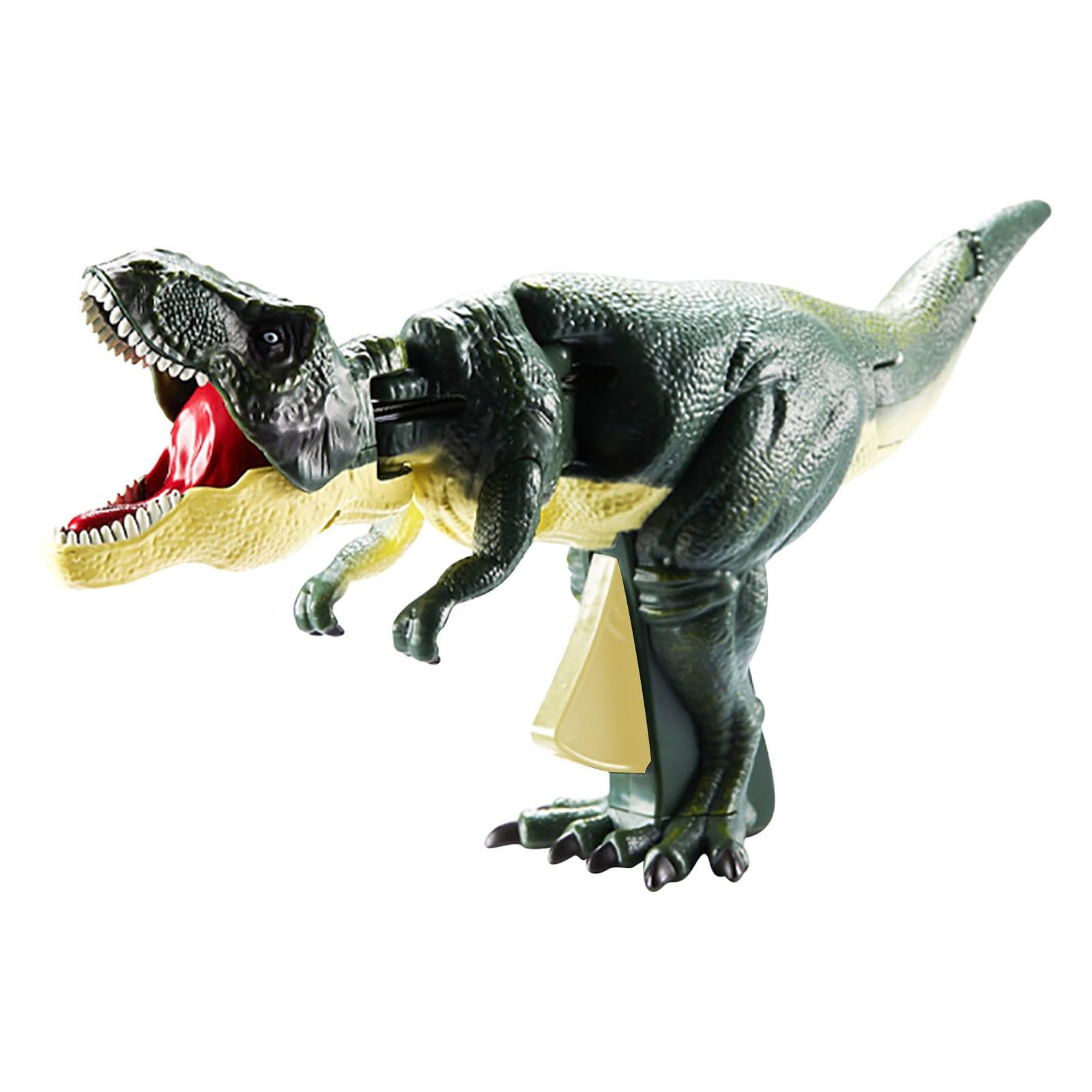 Foto 7 | Juguete De Dinosaurio Genérico Con Gatillo T-rex Con Sonidos Rugientes, Color Verde - Venta Internacional.