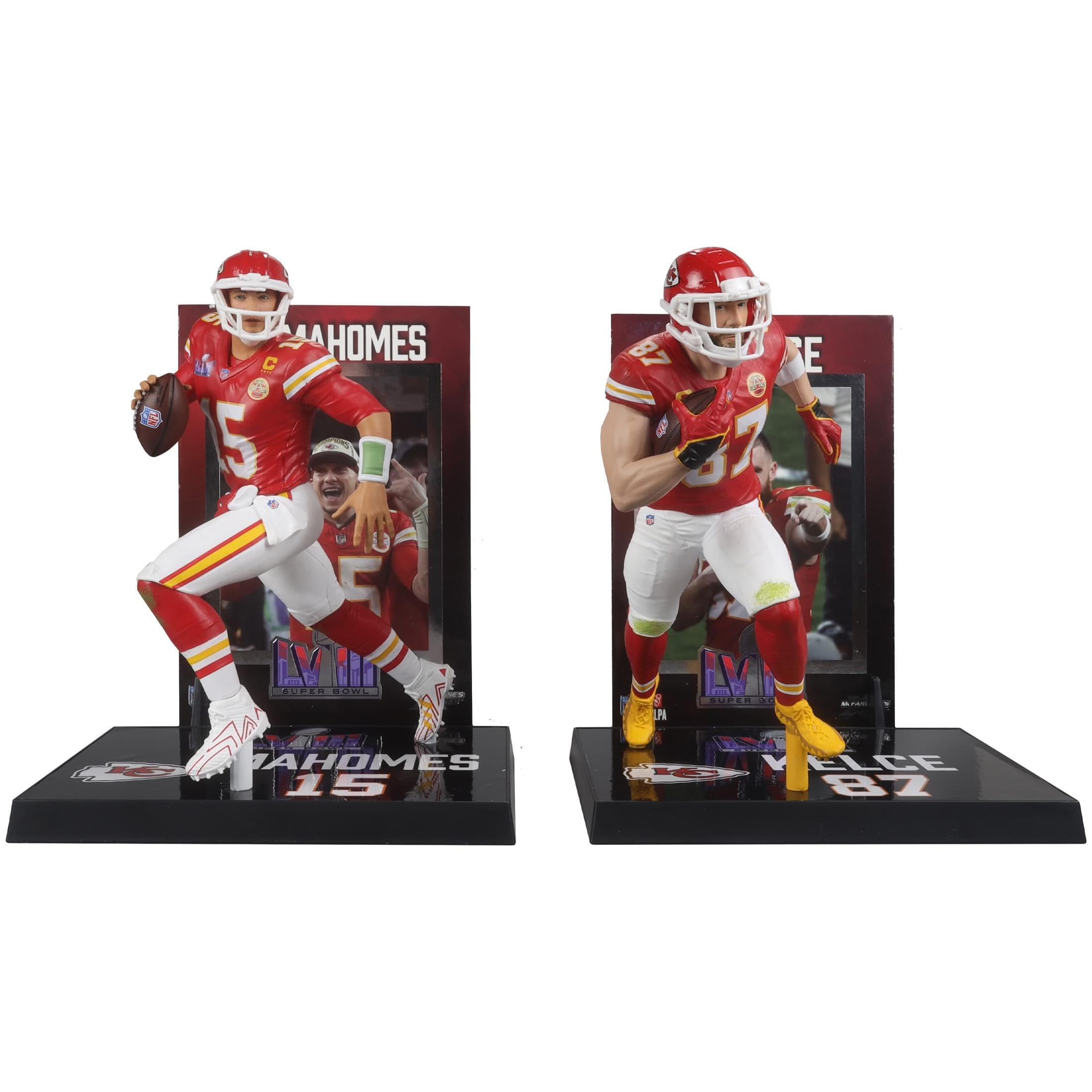 Foto 3 pulgar | Figura de Acción McFarlane Toys NFL Travis Kelce/Patrick Mahomes - Venta Internacional