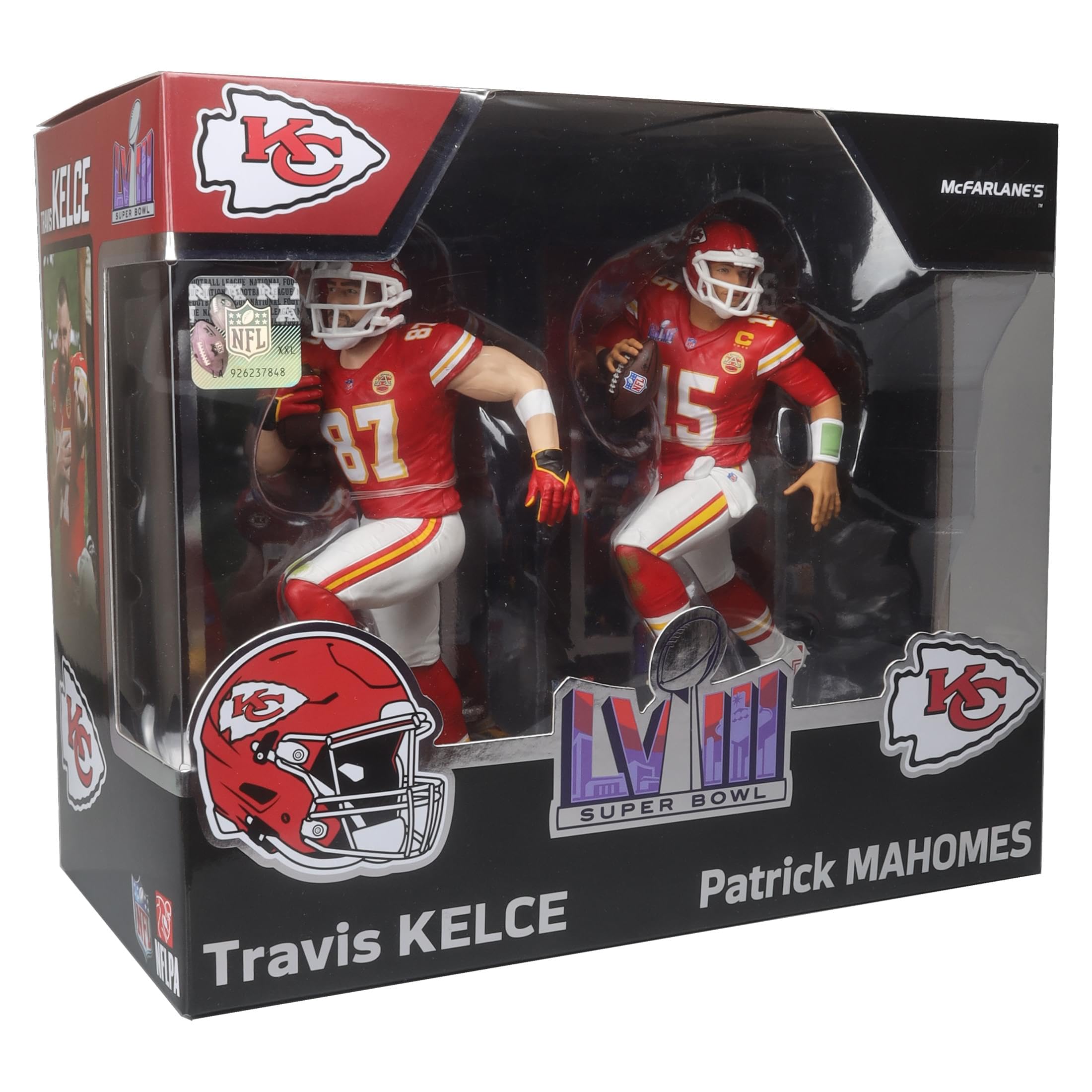 Foto 5 pulgar | Figura de Acción McFarlane Toys NFL Travis Kelce/Patrick Mahomes - Venta Internacional