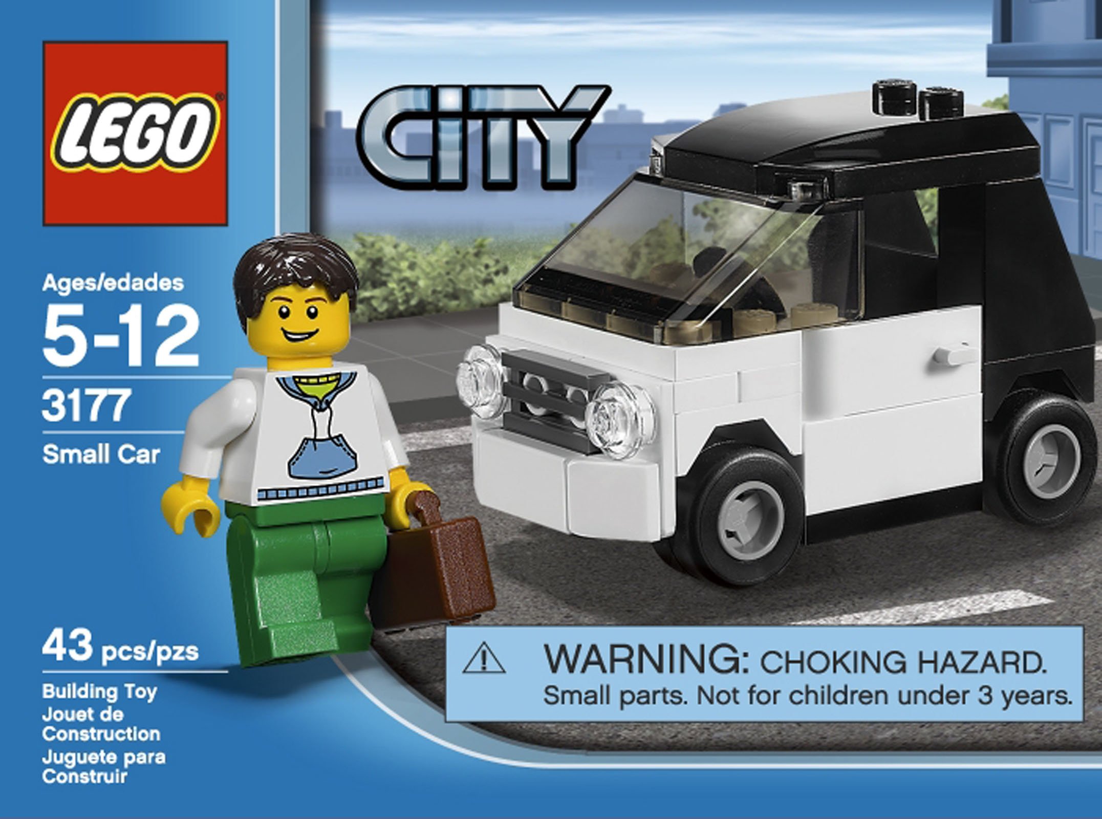 Foto 2 | Carro de Juguete Lego City 3177 de Toy con 1 Minifigura y 1 Maleta - Venta Internacional