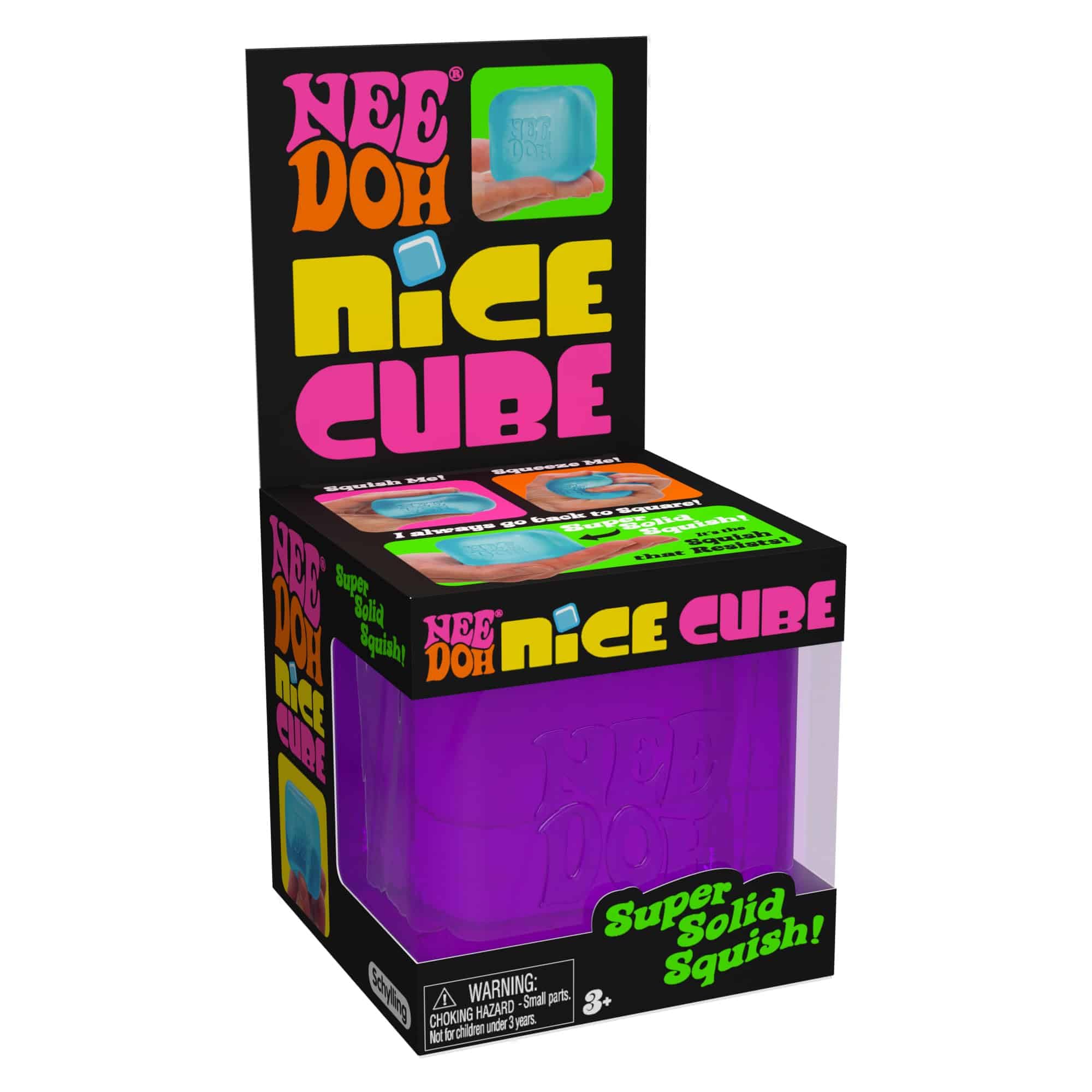 Foto 3 pulgar | Juguete Sensory Squeeze, Schylling Needoh, Nice Cube, Color Morado - Venta Internacional.