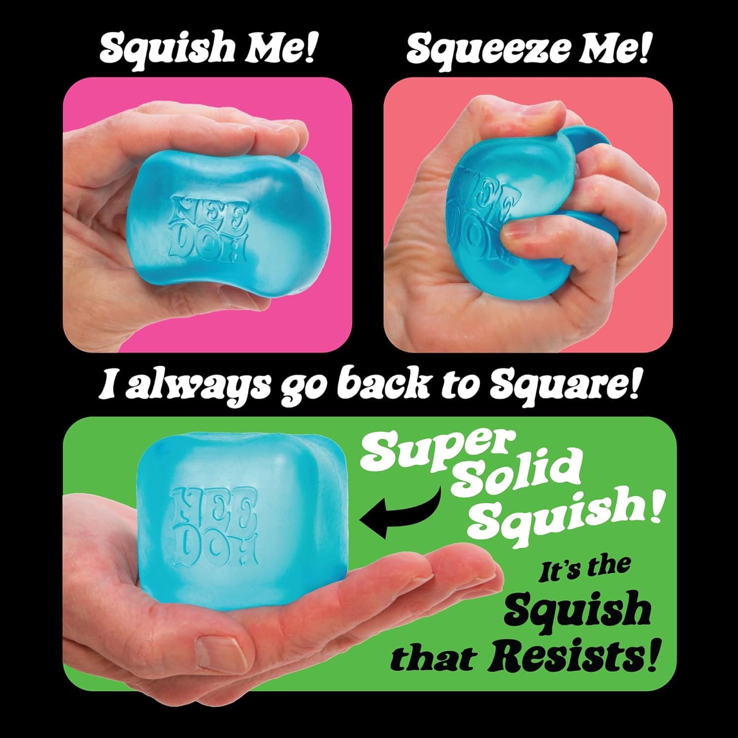 Foto 7 pulgar | Squeeze Toy Schylling Needoh Nice Cube Sensory Super Solid - Venta Internacional.