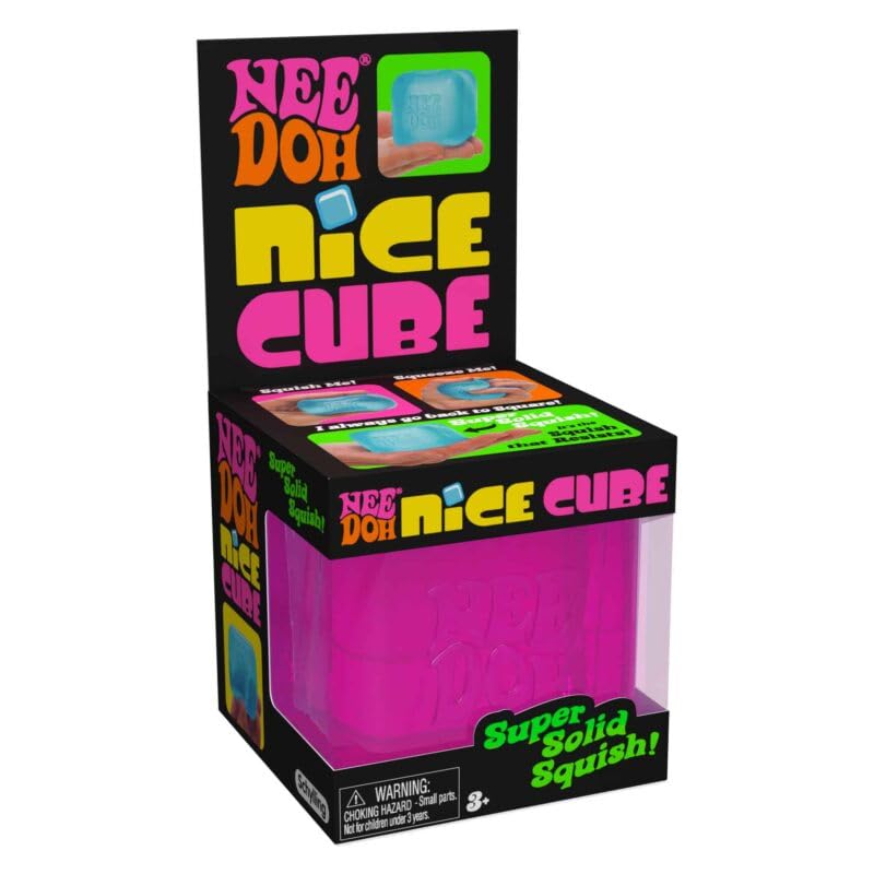 Foto 3 pulgar | Squeeze Toy Schylling Needoh Nice Cube Sensory De 2,25 Cm, Color Rosa - Venta Internacional.