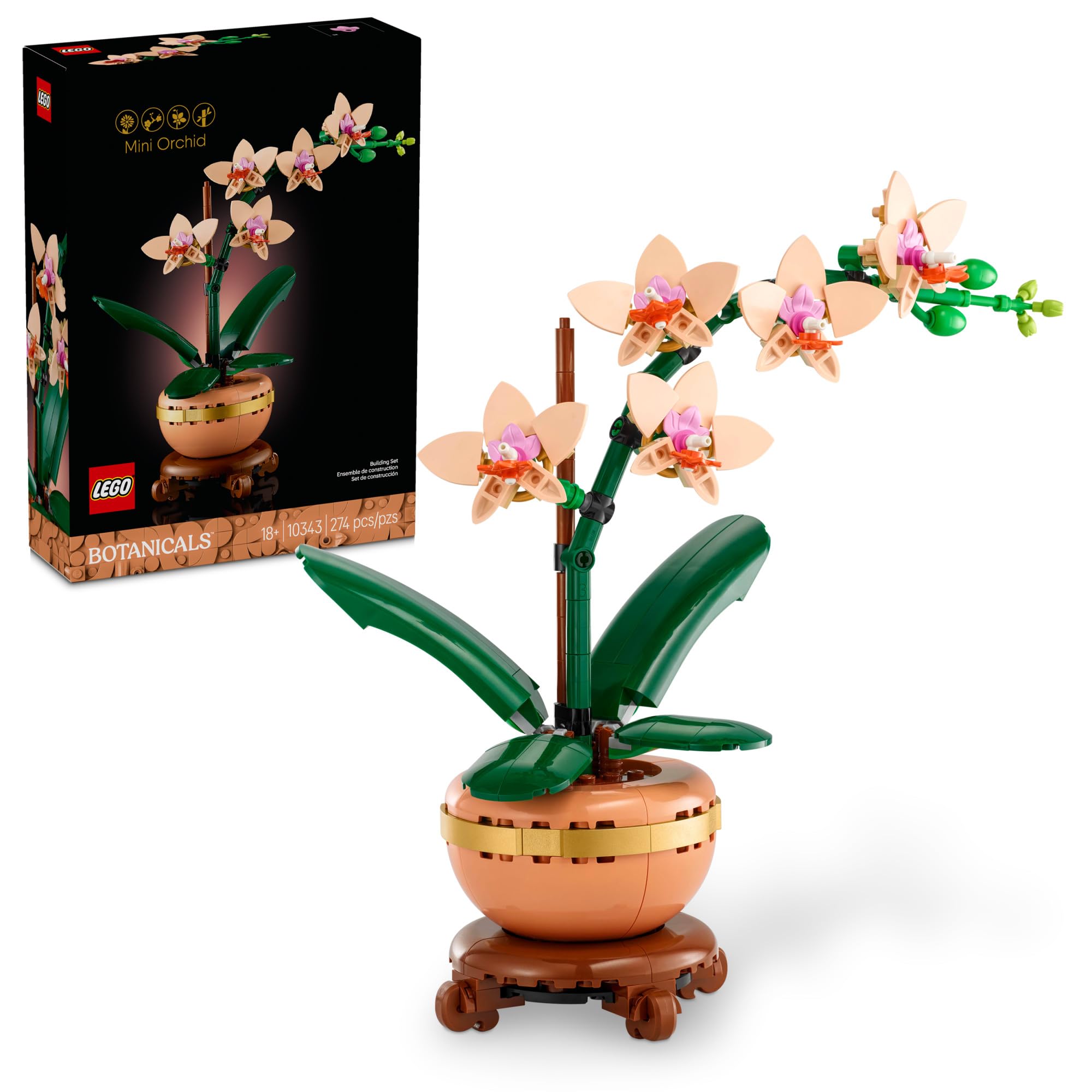 Foto 2 pulgar | Set De Construcción Lego Botanicals Mini Orchid Con 274 Piezas - Venta Internacional.