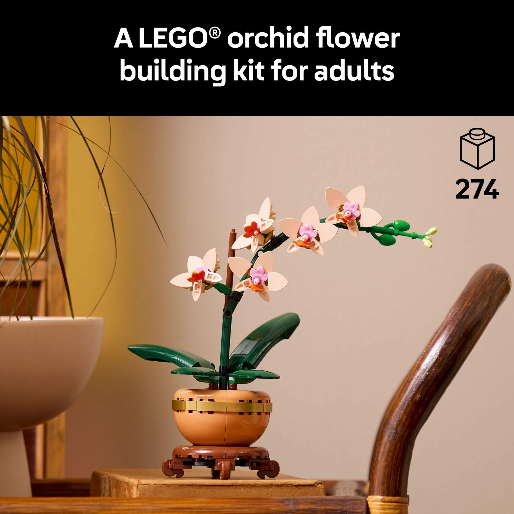 Foto 3 pulgar | Set De Construcción Lego Botanicals Mini Orchid Con 274 Piezas - Venta Internacional.