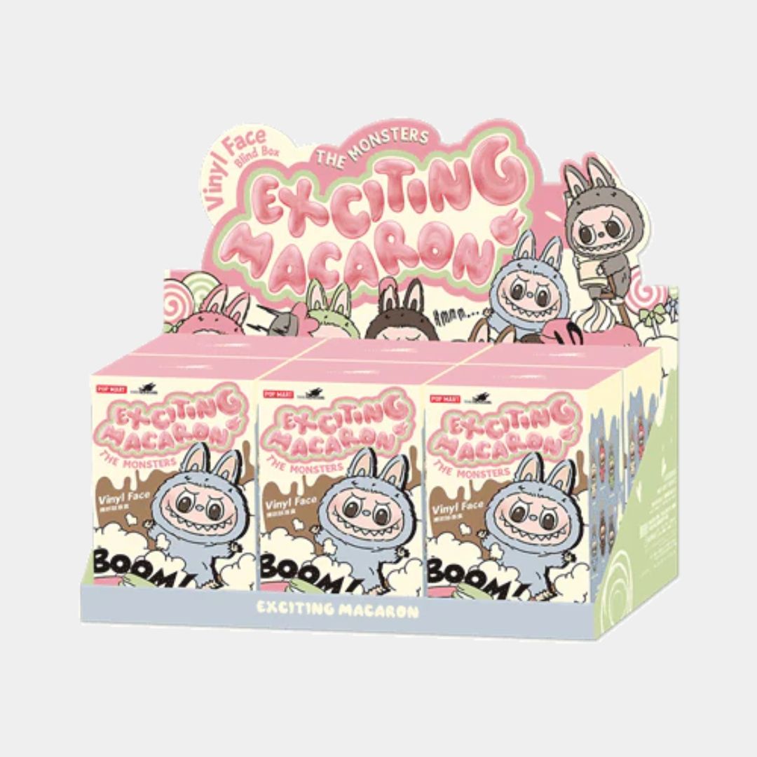 Labubu Pop Mart Caja de 6 Macaron Coleccion Completa