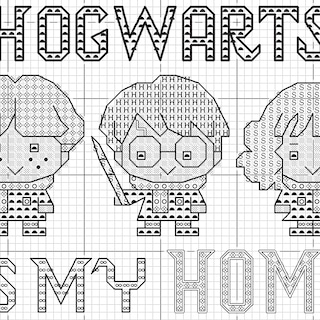 Foto 4 | Set de Bordado Hogwarts Harry Potter 6 Pulgadas - Venta Internacional