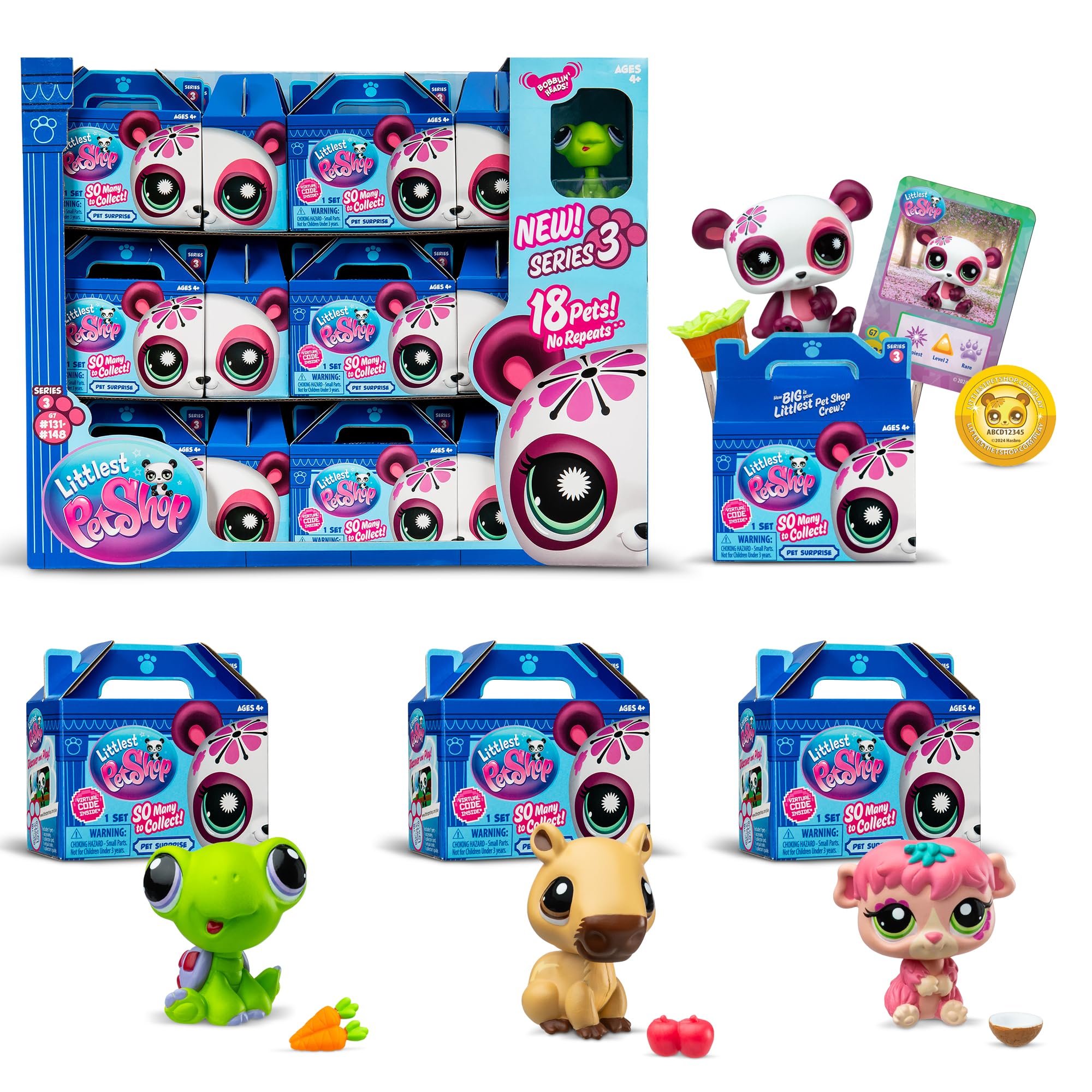 Foto 2 pulgar | Serie 3 De Toy Littlest Pet Shop Pet Shop Con 18 Mascotas - Venta Internacional.