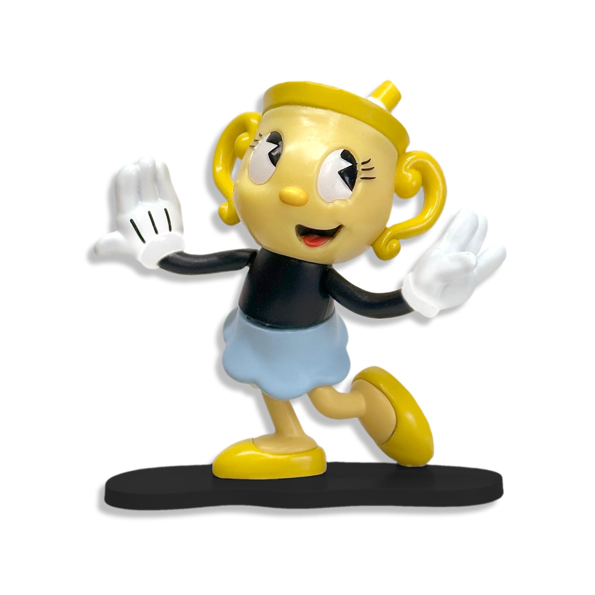 Foto 2 pulgar | Minifigura Toynk Cuphead Ms. Chalice Create-a-Figure 8 cm - Venta Internacional