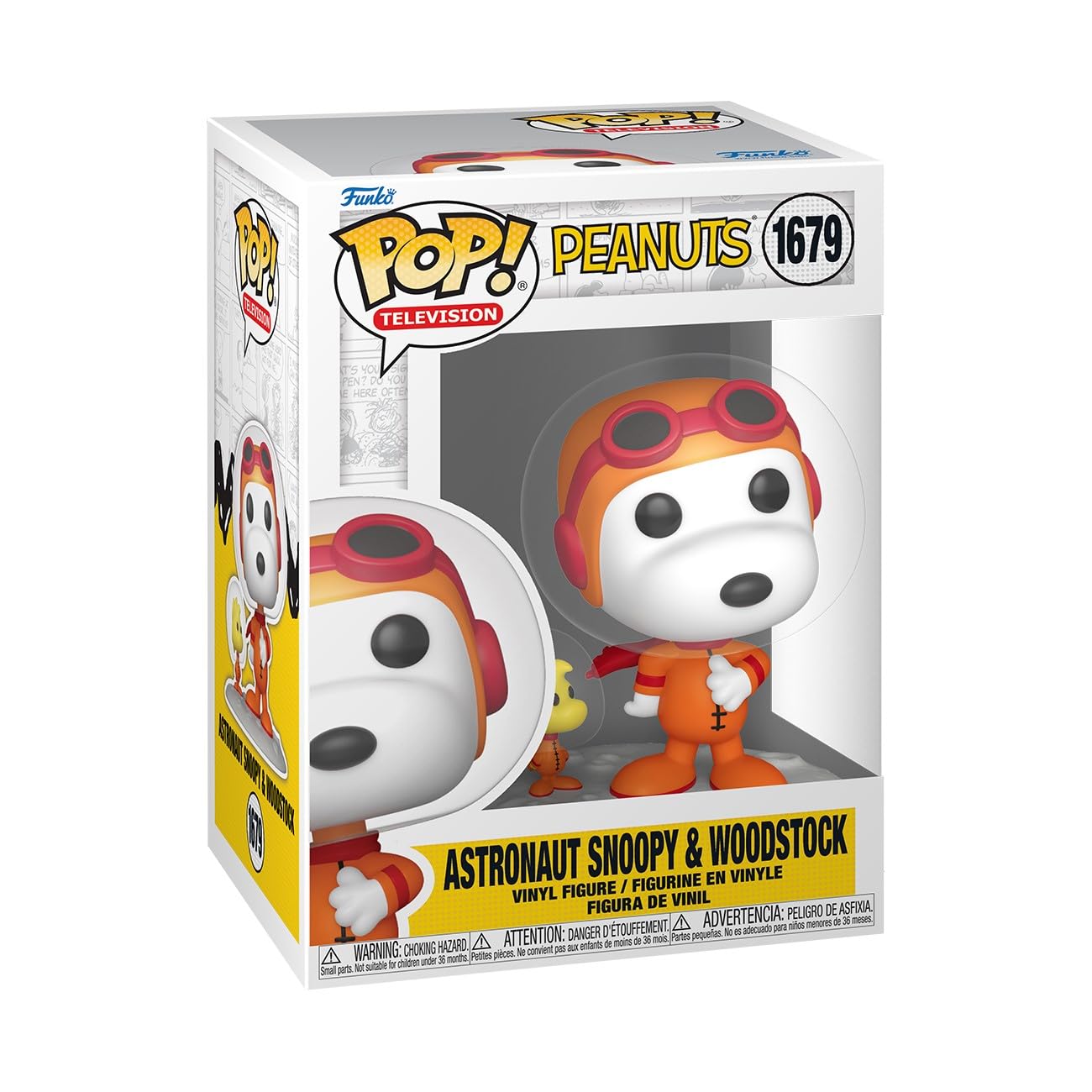 Foto 2 pulgar | Figura de Vinilo Funko Pop Animation Peanuts Astronaut Snoopy - Venta Internacional