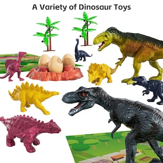 Foto 6 | Camión De Juguete Con Forma De Dinosaurio Temi Tyrannosaurus Con 8 Figuras De Dinosaurios De 3 A 5 Años - Venta