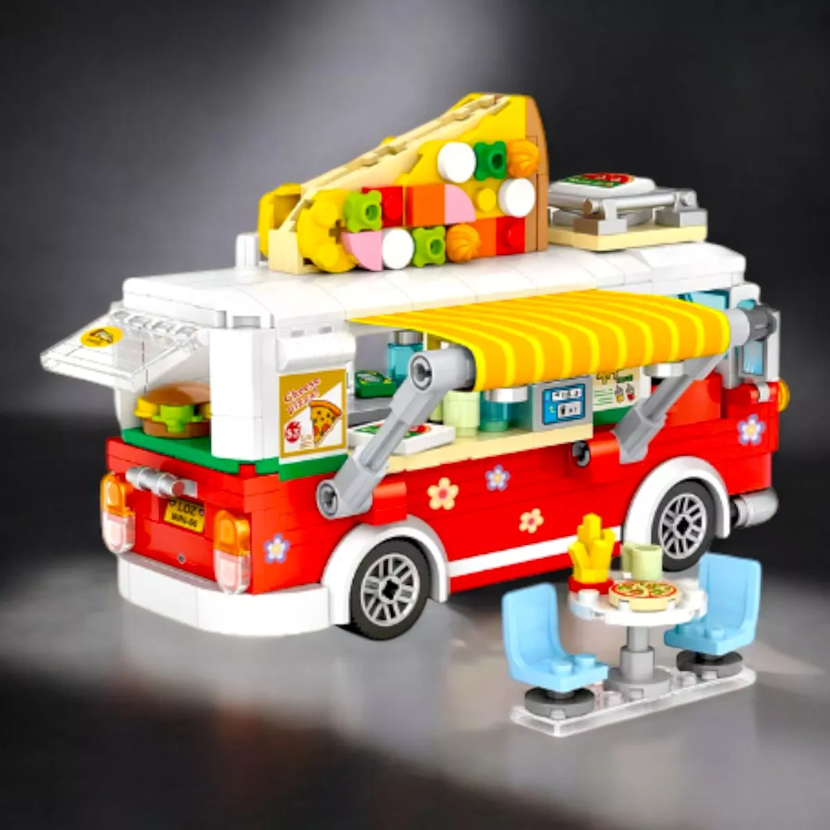 Foto 5 | Camioneta Combi Pizza Bloques Loz Construcción Food Truck