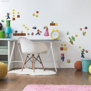 Foto 3 | Adhesivos De Pared Roommates Nintendo New Super Mario Bros Scene - Venta Internacional.