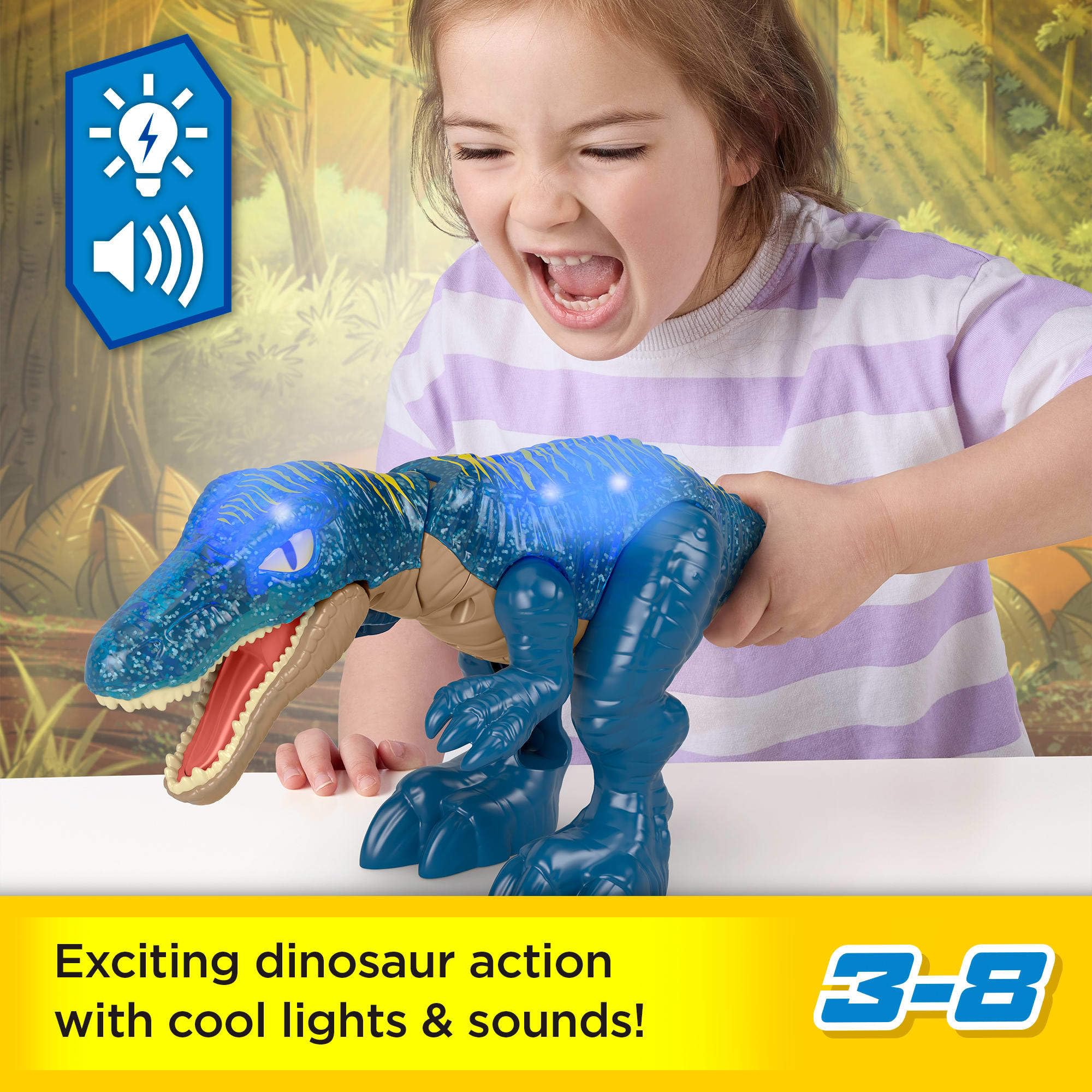 Foto 3 pulgar | Dinosaurio De Juguete Fisher-price Imaginext Jurassic World Baryonyx - Venta Internacional.