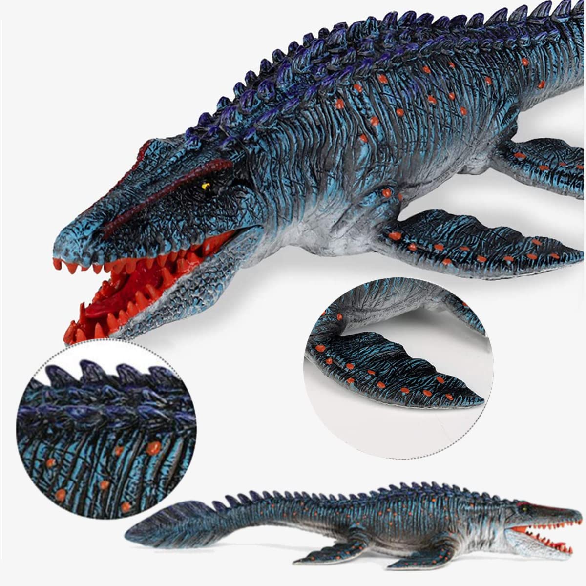 Foto 3 pulgar | Figura De Dinosaurio De Juguete Liberty Imports Jurassic Mosasaurus - Venta Internacional.