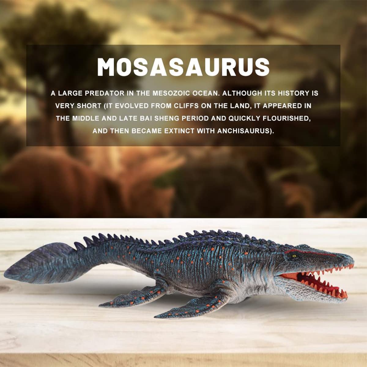 Foto 8 pulgar | Figura De Dinosaurio De Juguete Liberty Imports Jurassic Mosasaurus - Venta Internacional.