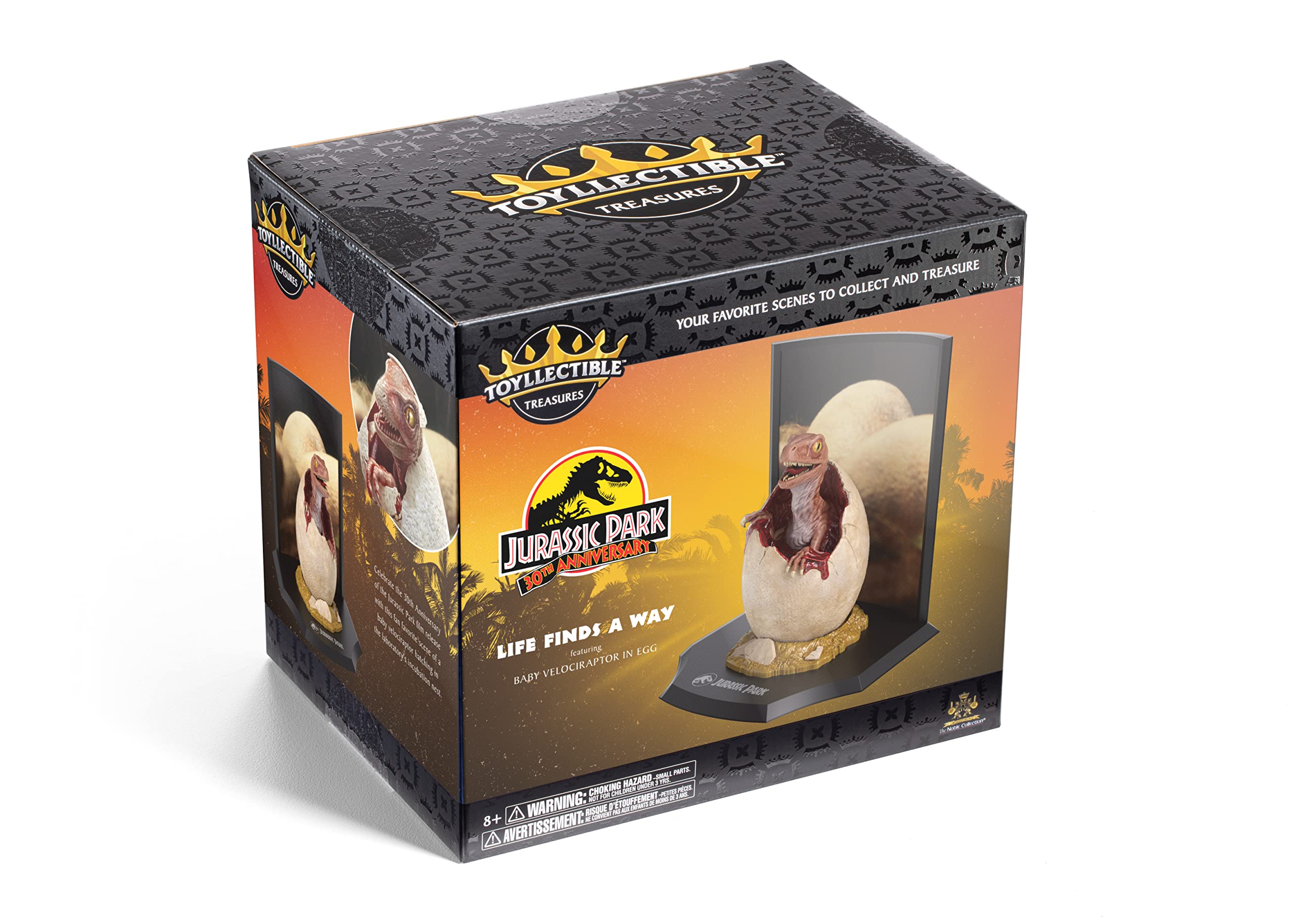 Foto 6 | Figura The Noble Collection Jurassic Park Life Finds A Way Egg-Venta Internacional