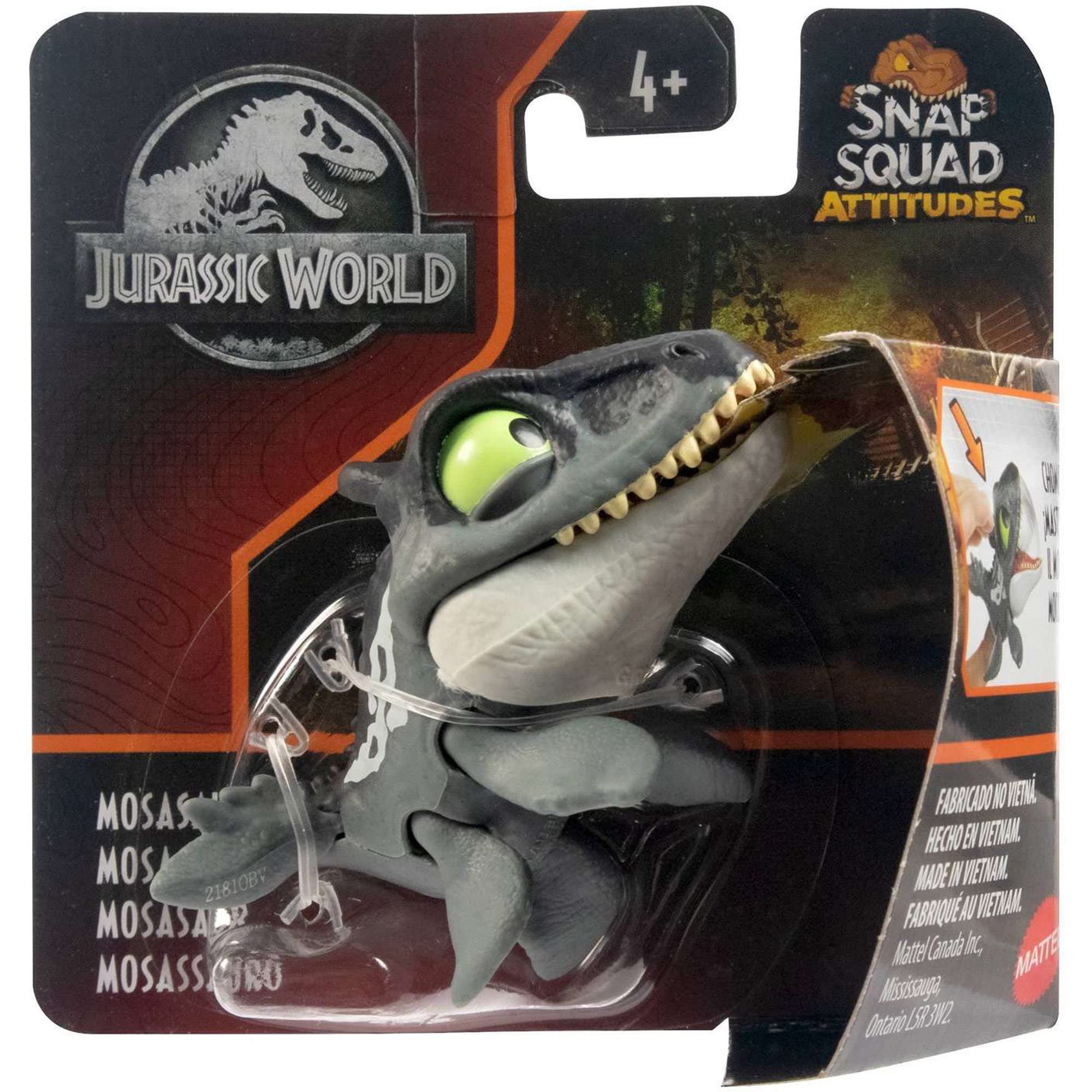 Foto 3 pulgar | Set de Figuras Jurassic World 2022 Snap Squad Attitudes 4 Piezas - Venta Internacional