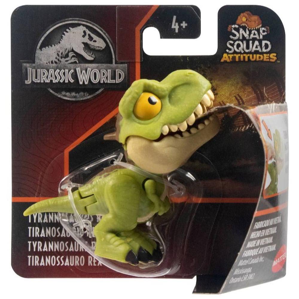 Foto 4 pulgar | Set de Figuras Jurassic World 2022 Snap Squad Attitudes 4 Piezas - Venta Internacional