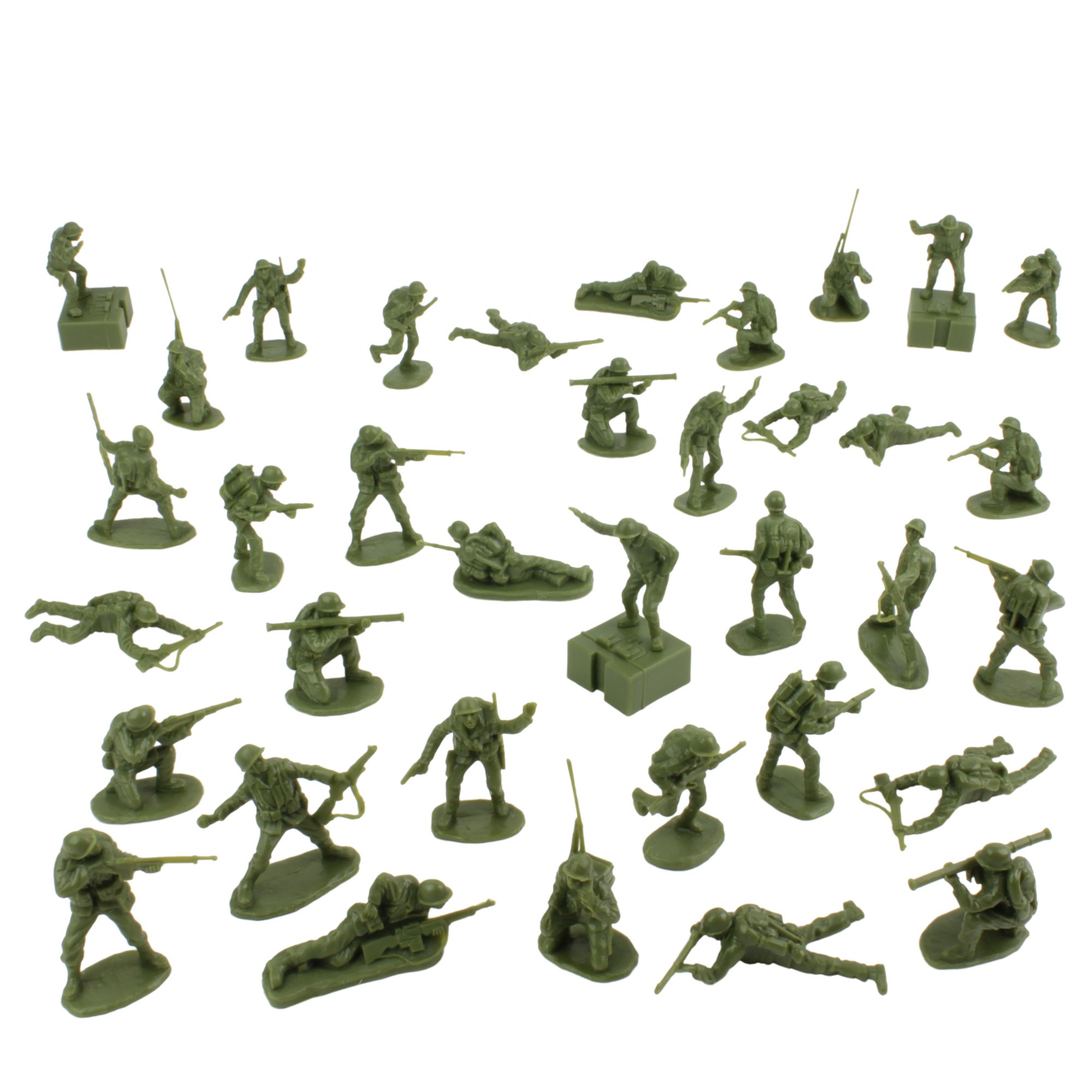 Foto 5 | Figuras Bmc Iwo Jima Us Marines De Plástico Para Hombre De La Segunda Guerra Mundial, 36 Unidades - Venta Internacional