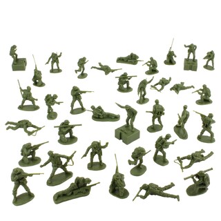 Foto 5 | Figuras Bmc Iwo Jima Us Marines De Plástico Para Hombre De La Segunda Guerra Mundial, 36 Unidades - Venta Internacional