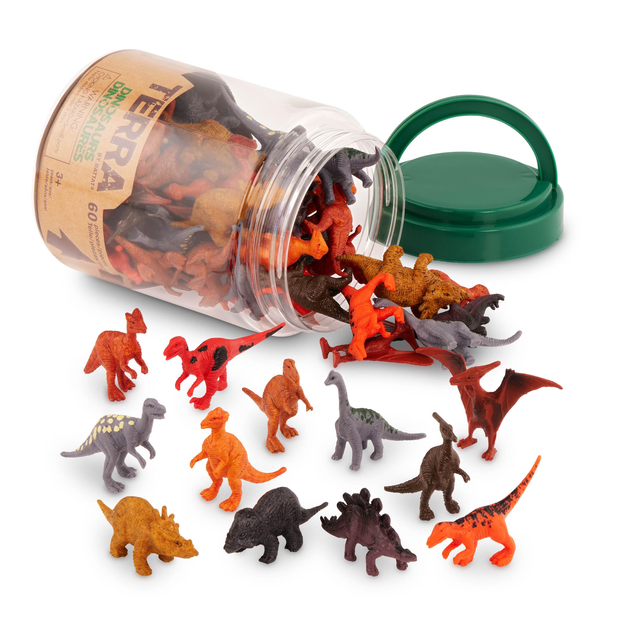 Foto 2 pulgar | Figuras De Dinosaurios Terra De Battat, 60 Unidades, Para Niños Mayores De 3 Años - Venta Internacional.