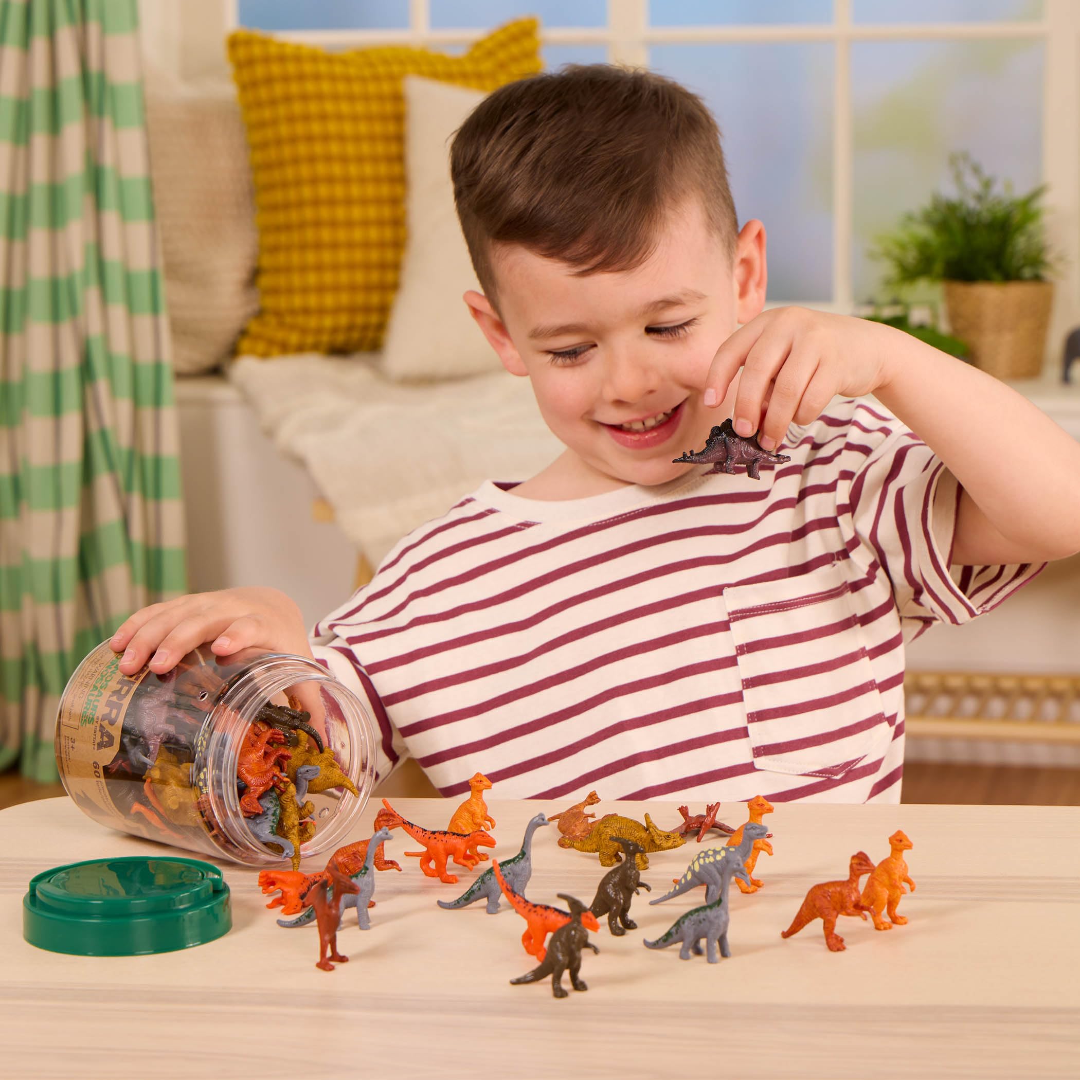 Foto 3 pulgar | Figuras De Dinosaurios Terra De Battat, 60 Unidades, Para Niños Mayores De 3 Años - Venta Internacional.