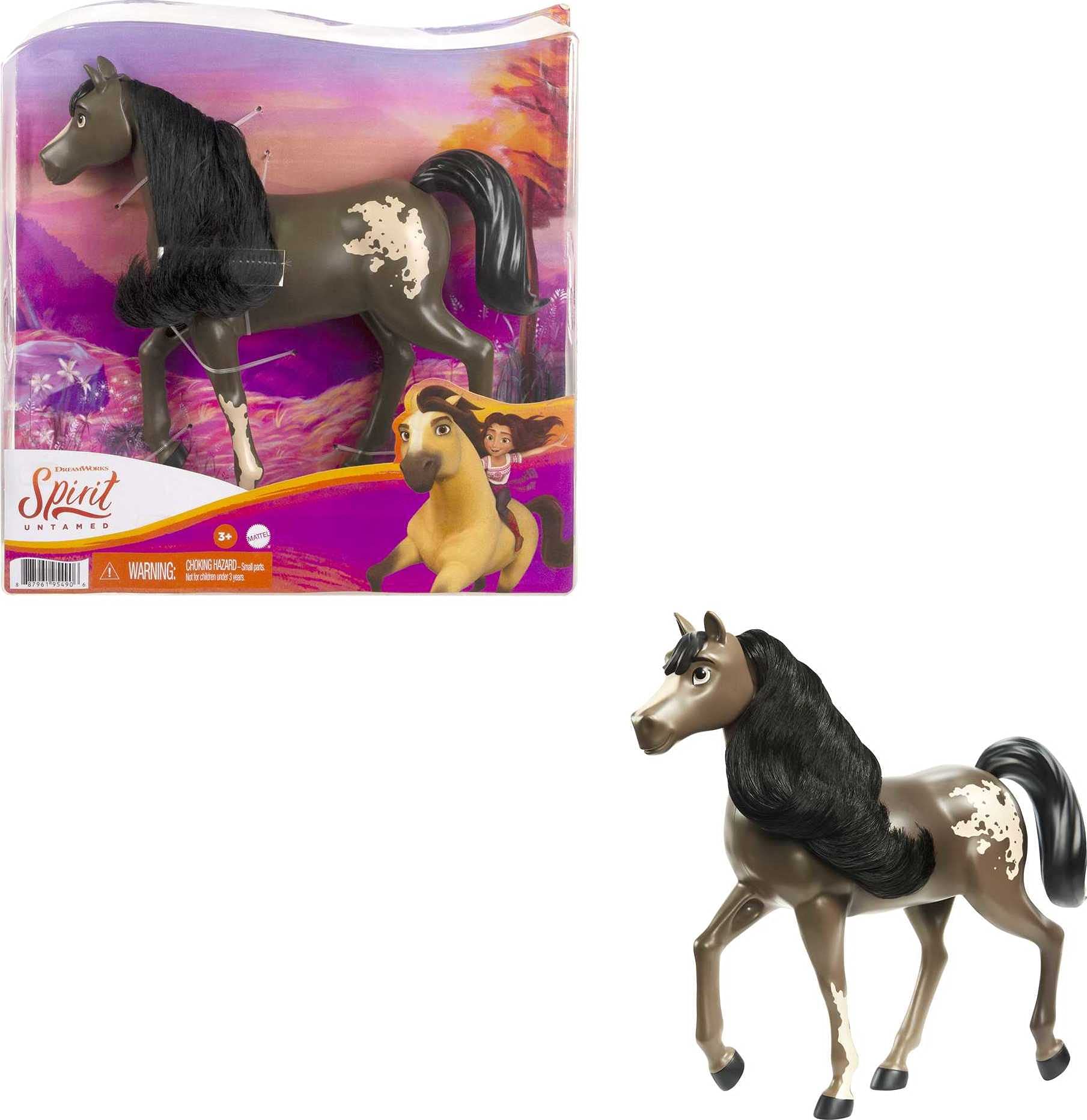 Juguete Mattel Spirit Untamed Mustang Mare Con Cabezal Móvil De 20 Cm - Venta Internacional.