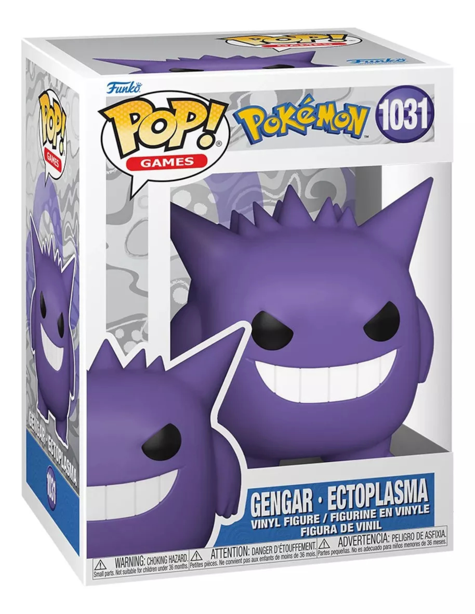 Foto 3 pulgar | Funko Pop Games Pokemon Gengar Ectoplasma 1031 + Termo De Relo Güish