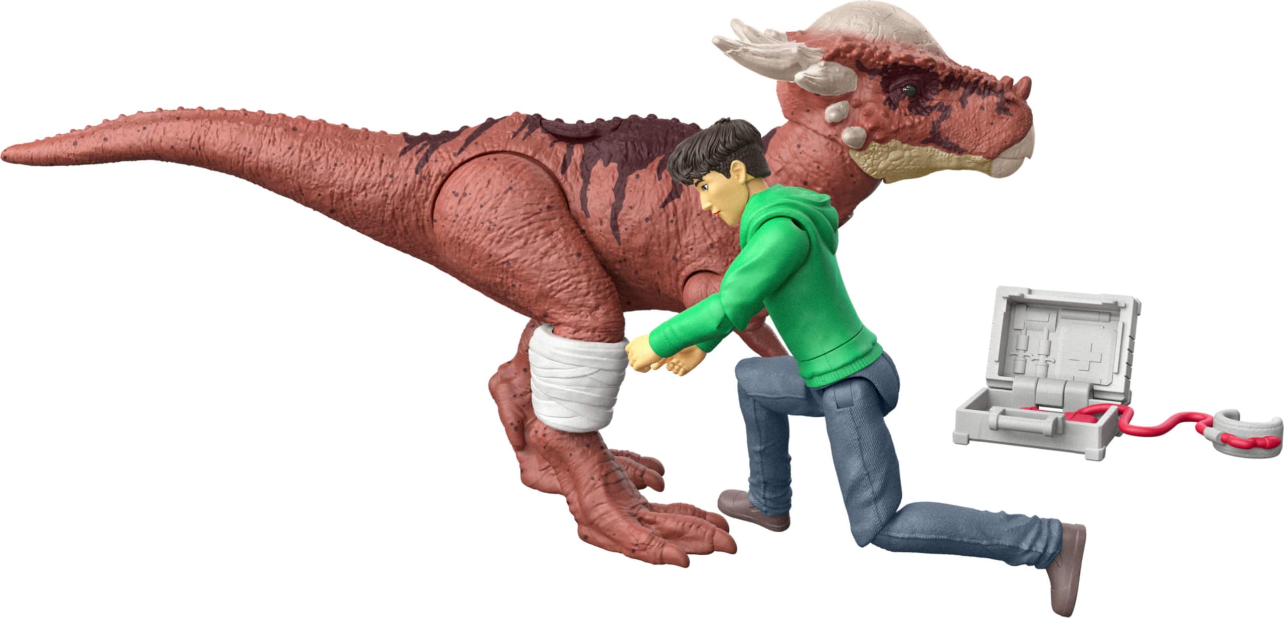 Foto 2 pulgar | Pack De Figuras De Acción Defender Mattel Jurassic World De 3.75 Pulgadas - Venta Internacional.