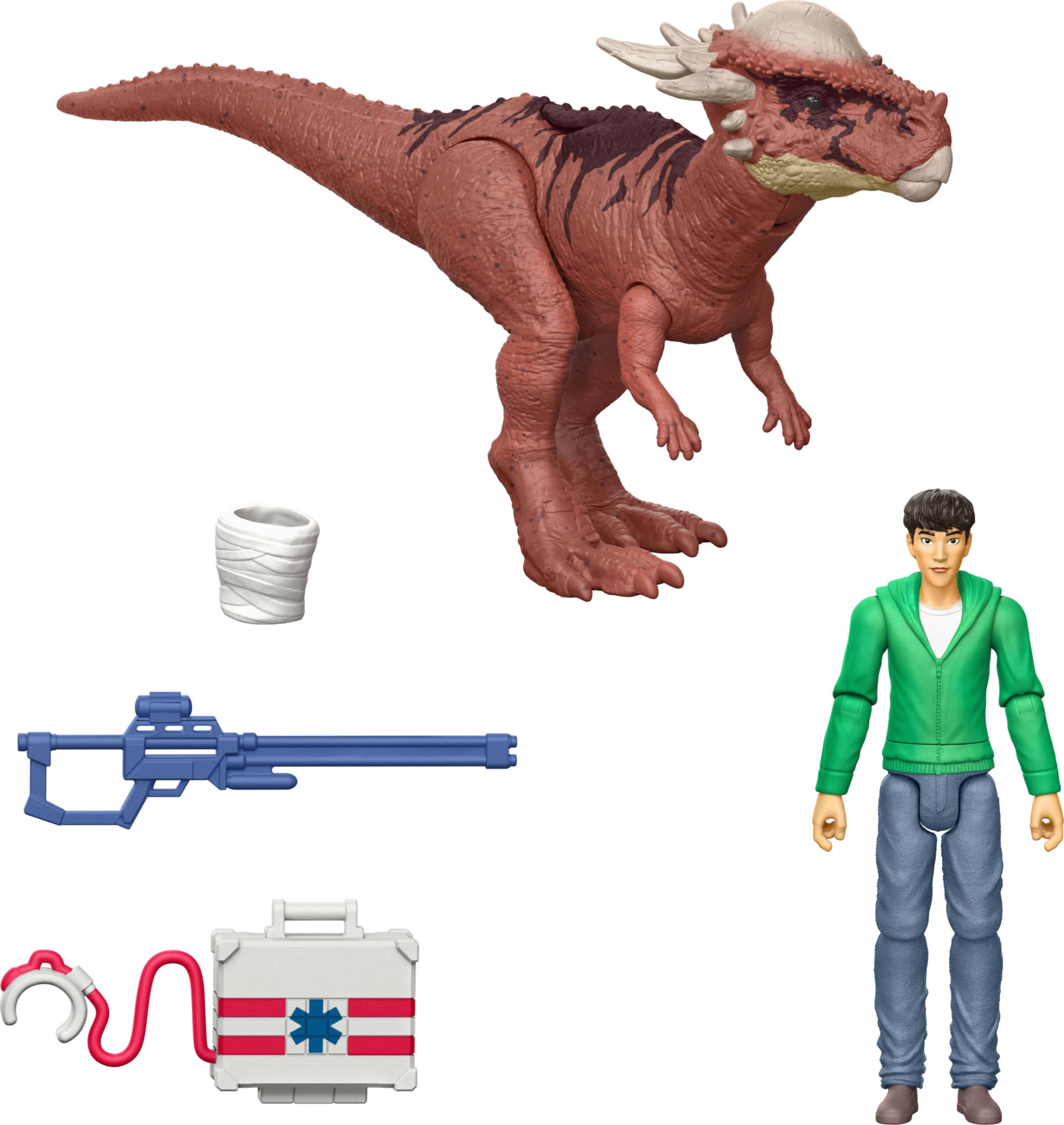 Foto 6 pulgar | Pack De Figuras De Acción Defender Mattel Jurassic World De 3.75 Pulgadas - Venta Internacional.