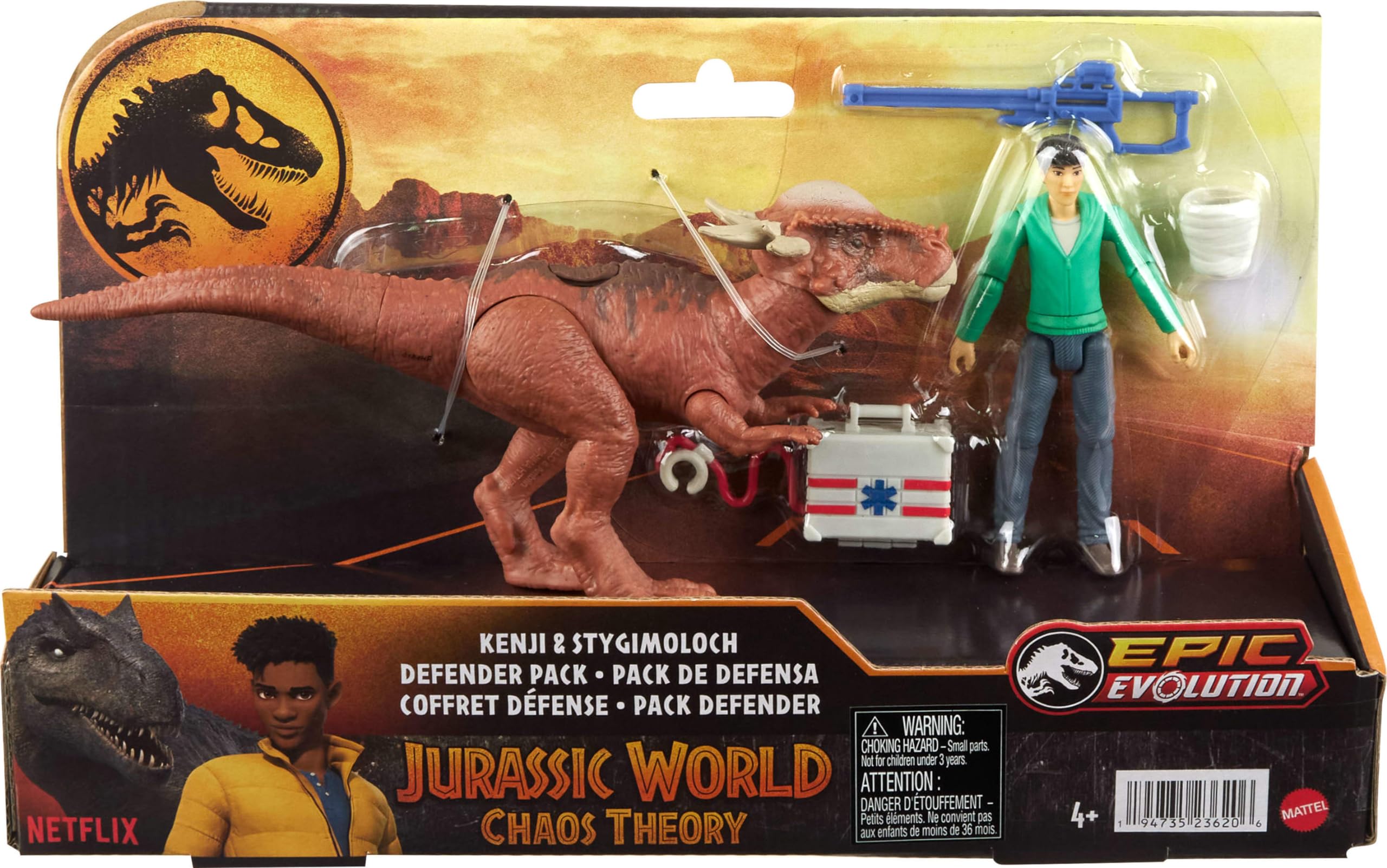 Foto 7 pulgar | Pack De Figuras De Acción Defender Mattel Jurassic World De 3.75 Pulgadas - Venta Internacional.