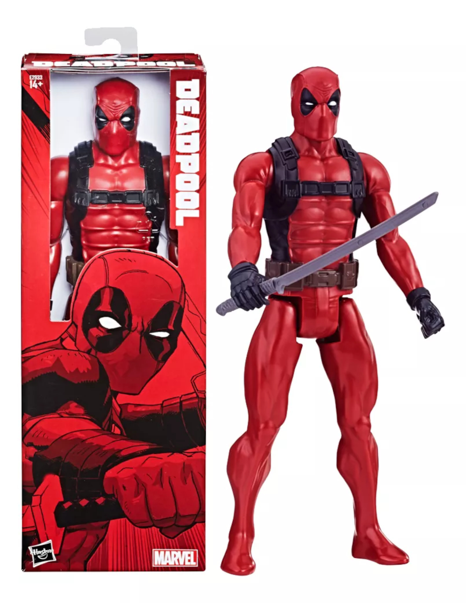 Foto 5 pulgar | Marvel Deadpool Figura De Acción + Termo De Regalo Güish