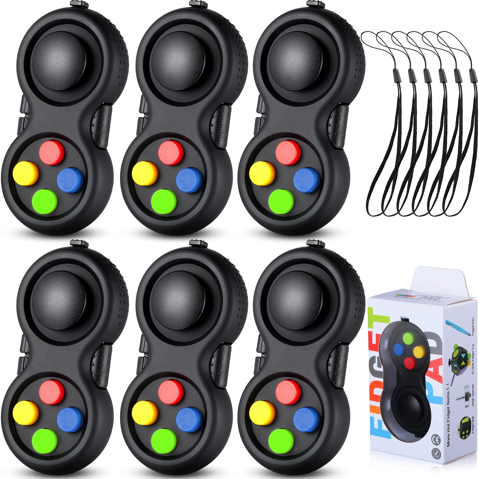 Foto 2 pulgar | Controlador Fidget Pad Skylety Cam, 6 Unidades, Para Adultos - Venta Internacional.
