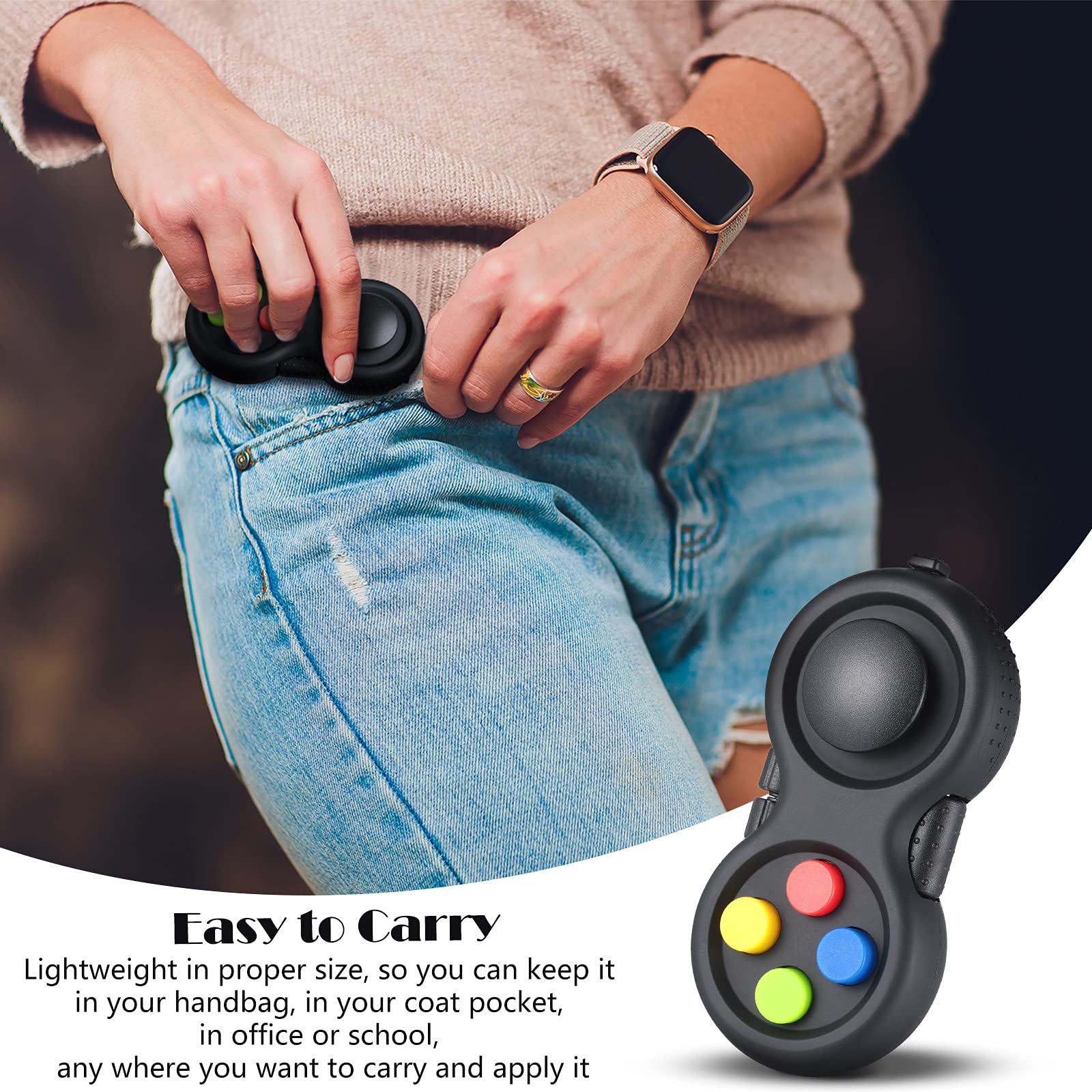 Foto 7 pulgar | Controlador Fidget Pad Skylety Cam, 6 Unidades, Para Adultos - Venta Internacional.