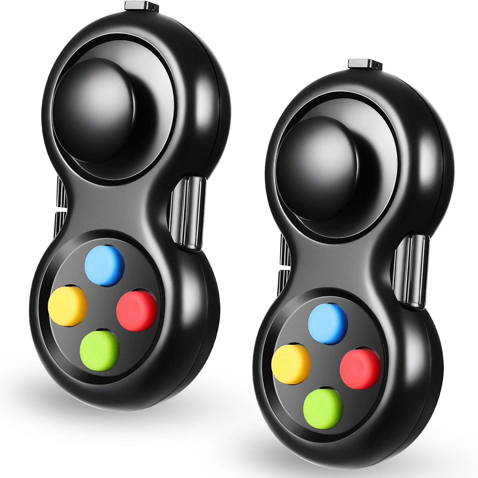 Foto 2 pulgar | Almohadilla de Control Antiestrés Fidget Pad Skylety 2 Unidades Negro - Venta Internacional