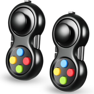 Foto 1 | Almohadilla de Control Antiestrés Fidget Pad Skylety 2 Unidades Negro - Venta Internacional