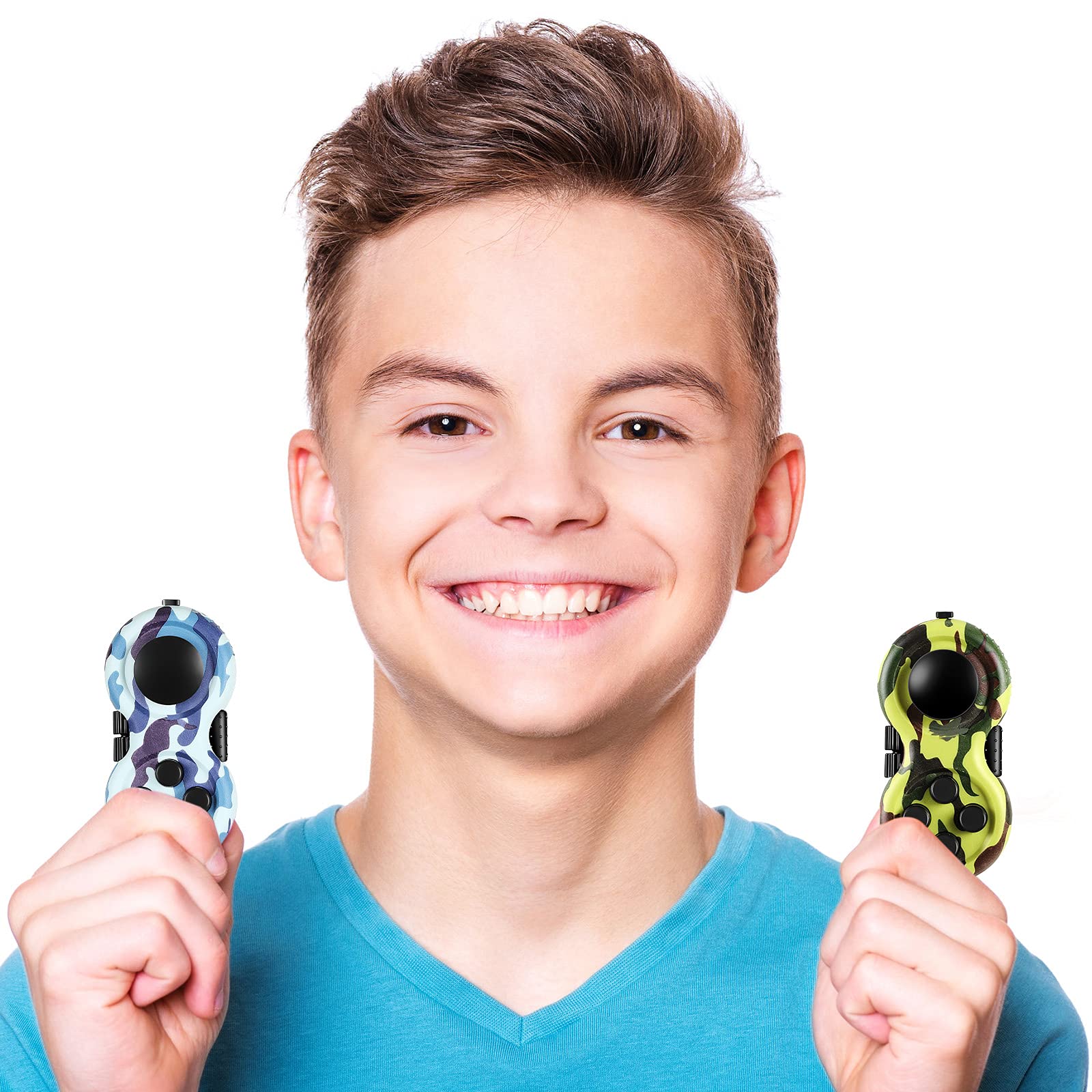 Foto 5 | Almohadilla de Control Antiestrés Fidget Pad Skylety 2 Unidades - Venta Internacional