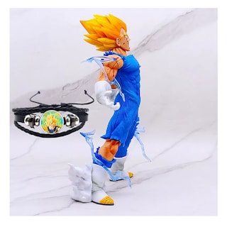 Foto 4 | Figura Majin Vegeta Dragon Ball Z 27cm+ 2 Cabeza Y Brazalete, Belug Azul