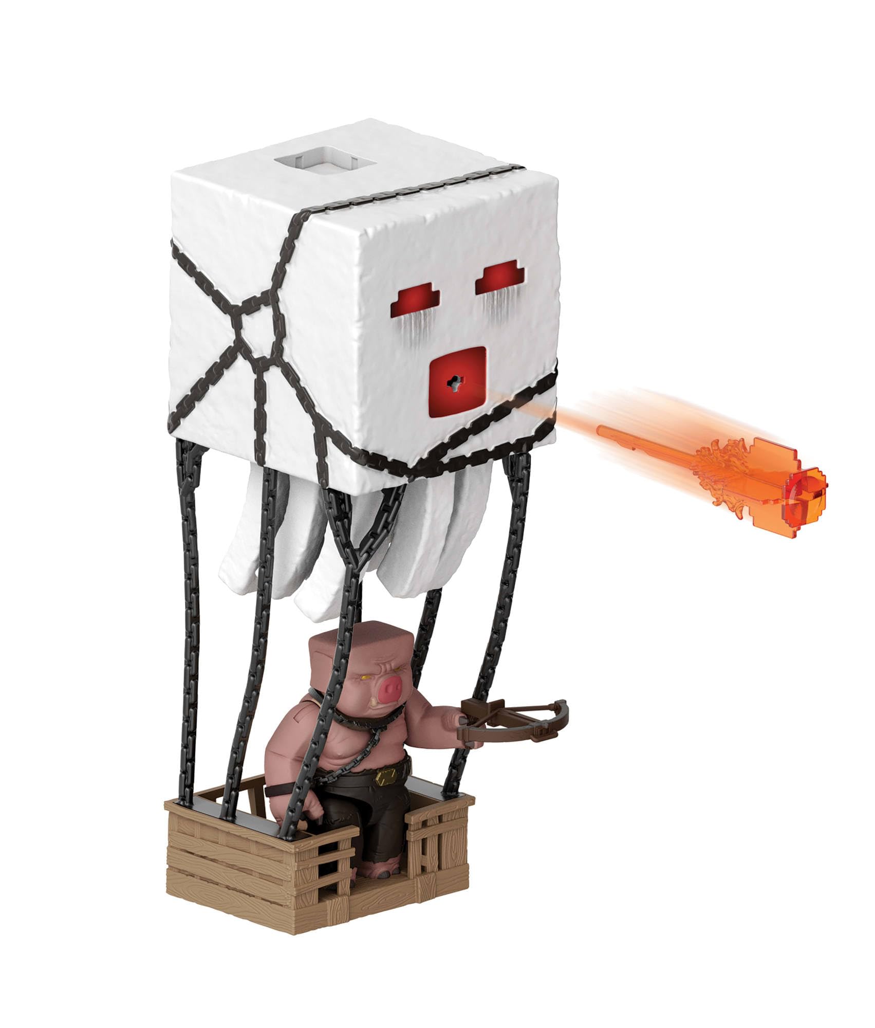 Foto 4 pulgar | Set De Figuras De Acción Minecraft Blast Attack Ghast Con Luces - Venta Internacional.