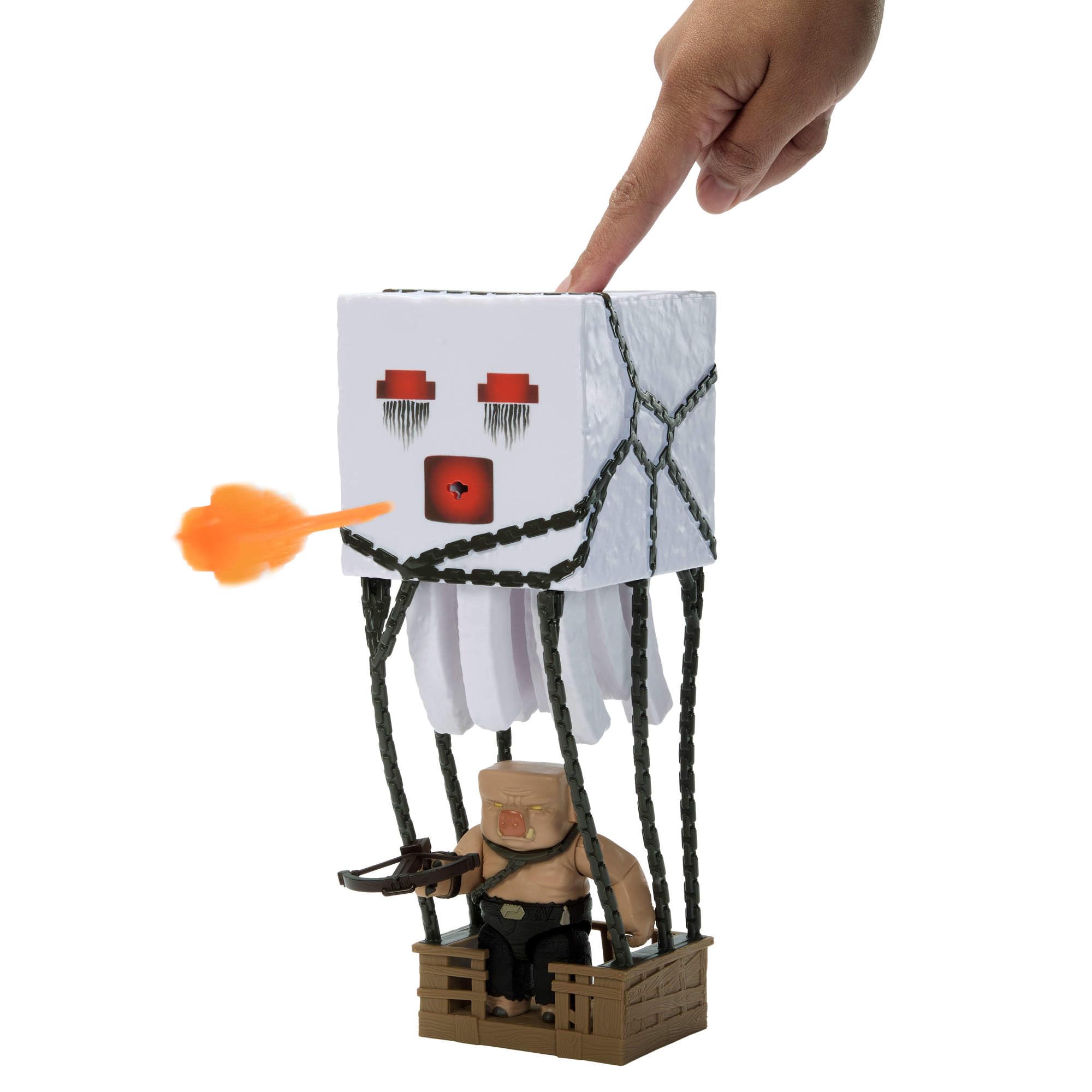 Foto 6 pulgar | Set De Figuras De Acción Minecraft Blast Attack Ghast Con Luces - Venta Internacional.