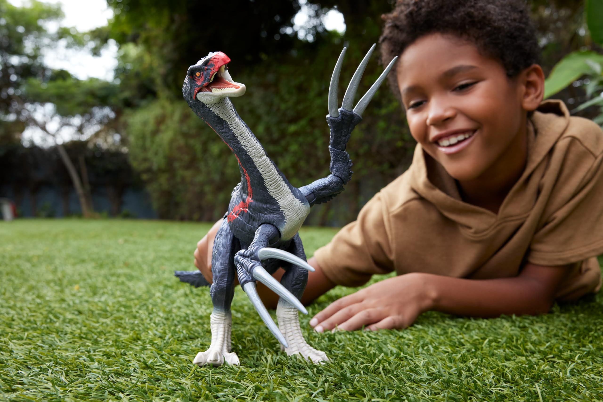 Foto 3 pulgar | Therizinosaurus Mattel Jurassic World - Venta Internacional