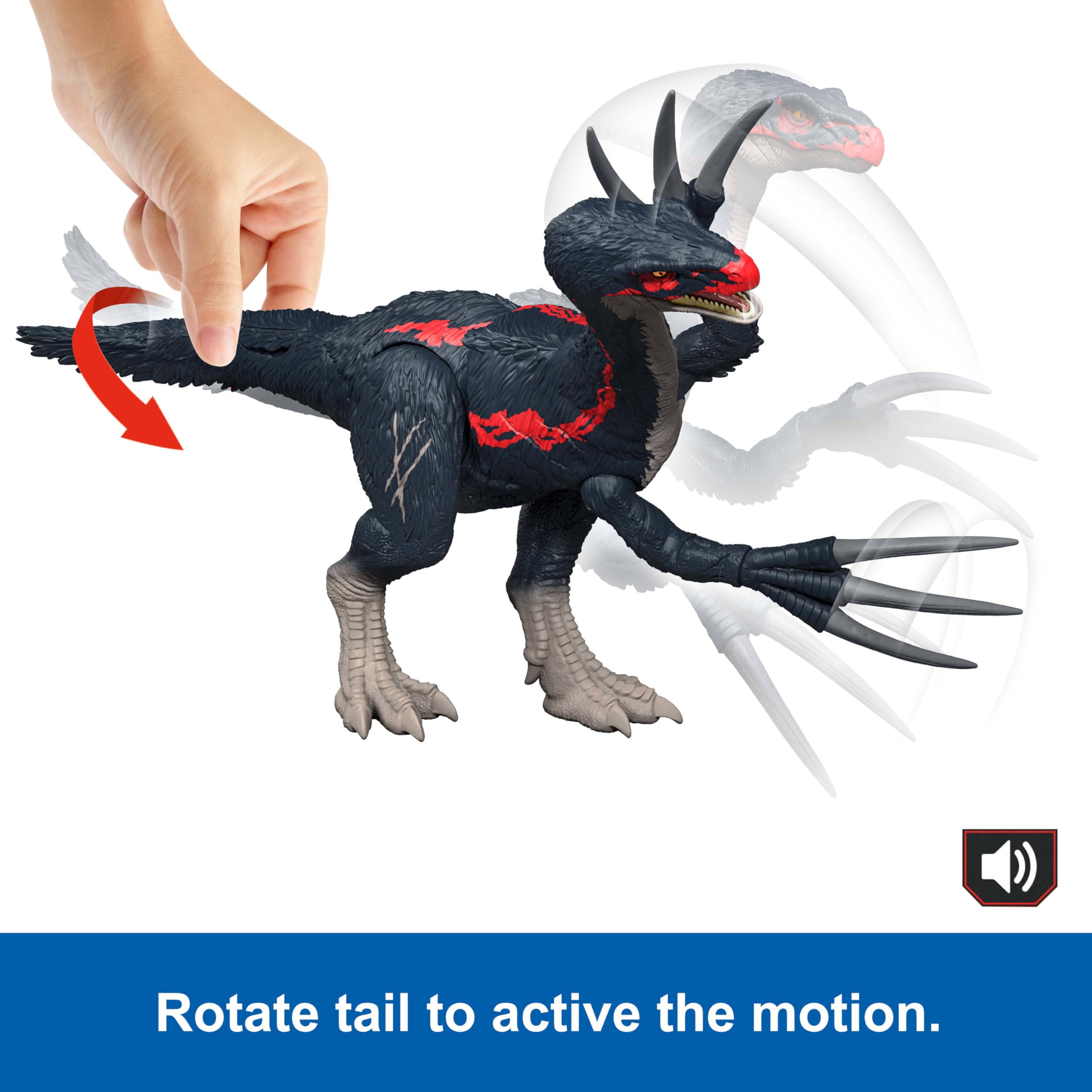 Foto 6 pulgar | Therizinosaurus Mattel Jurassic World - Venta Internacional